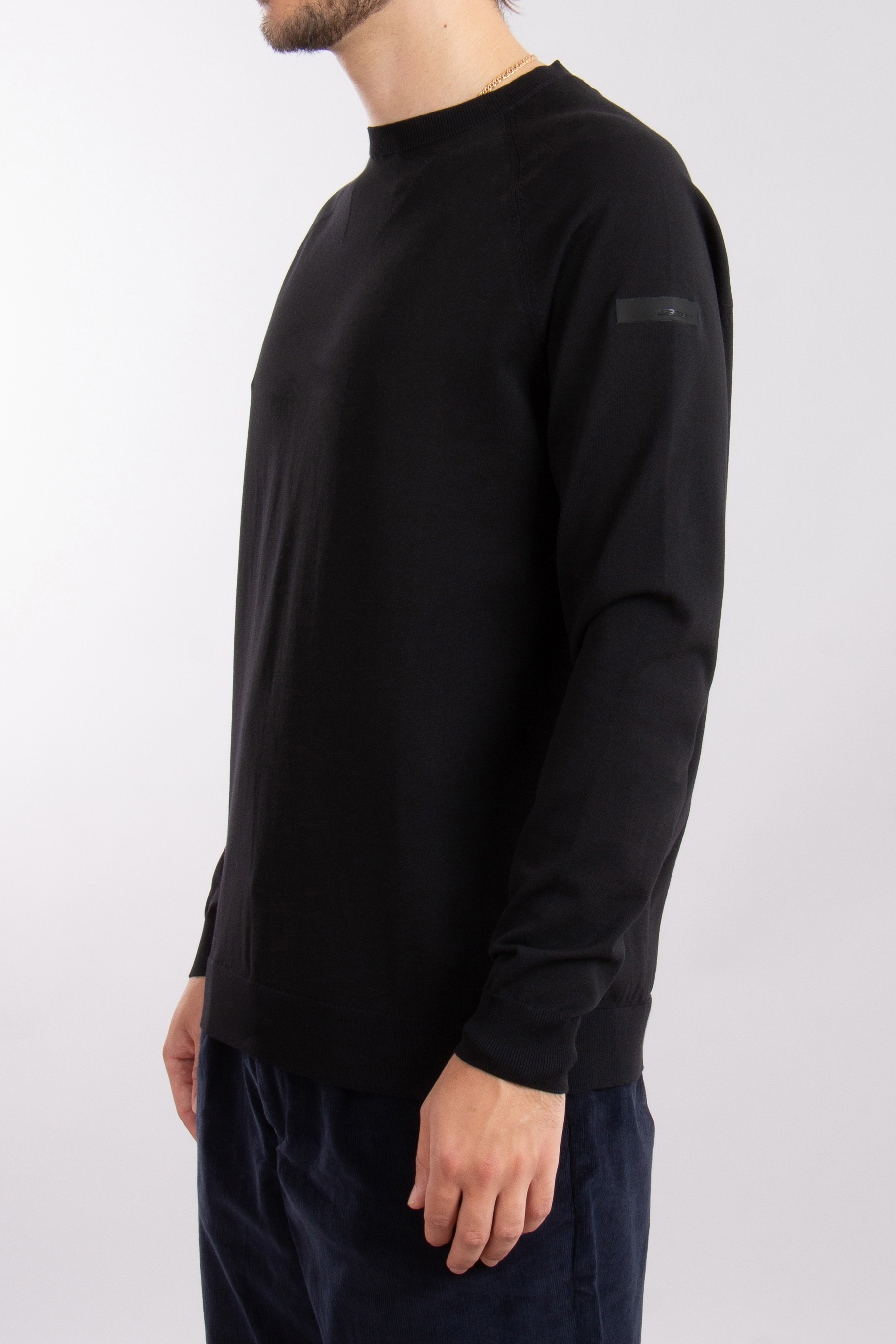 RRD Cotton Blend Round Knit Sweater Amos RRD Cotton Blend Round Knit Sweater Amos