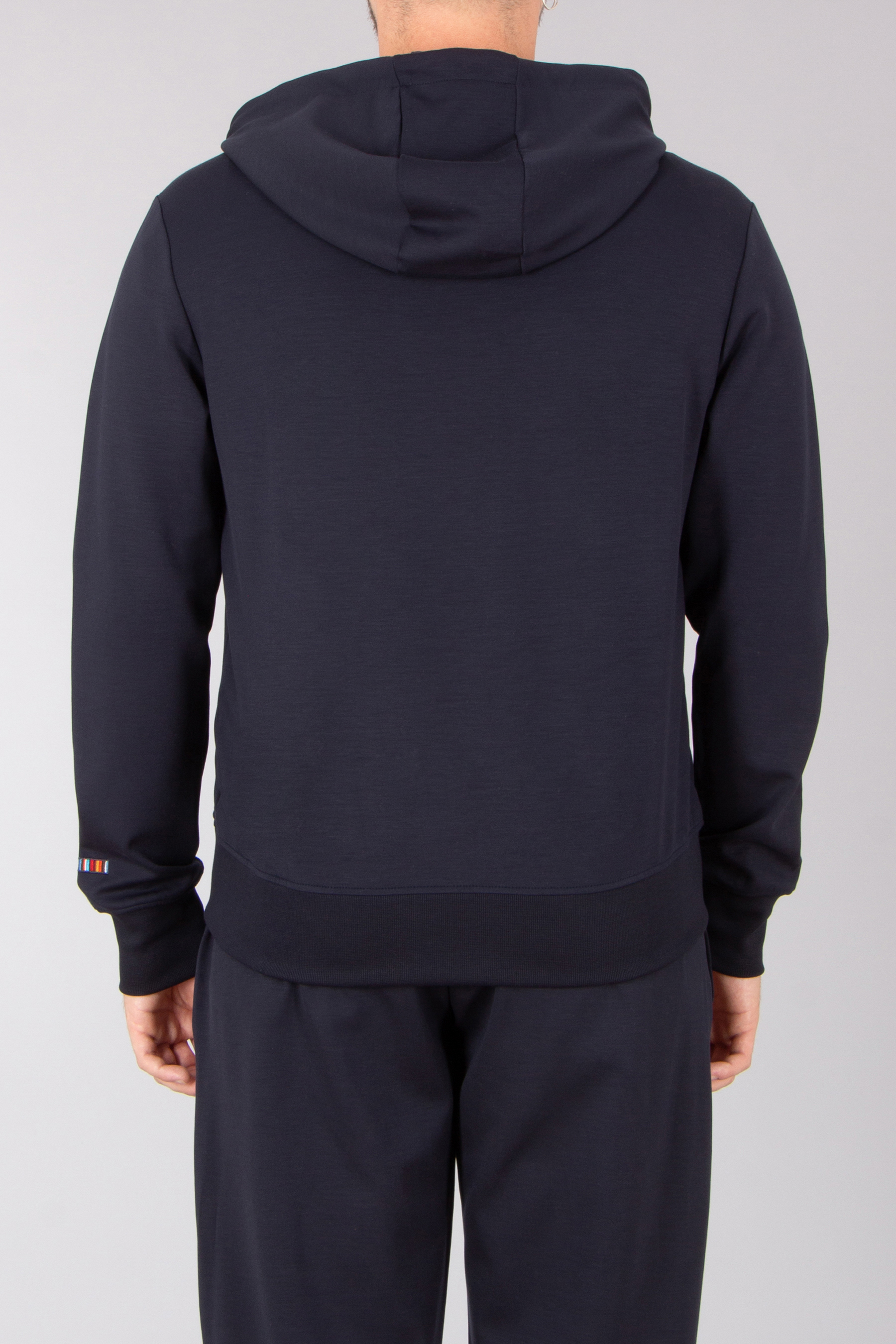 PAUL SMITH Regular Fit Lyocell-Cotton Stretch Jersey Zip-Up Hoodie Strickwaren, Pullover, Sweatshirt, Kapuzenpulli, Kapuze