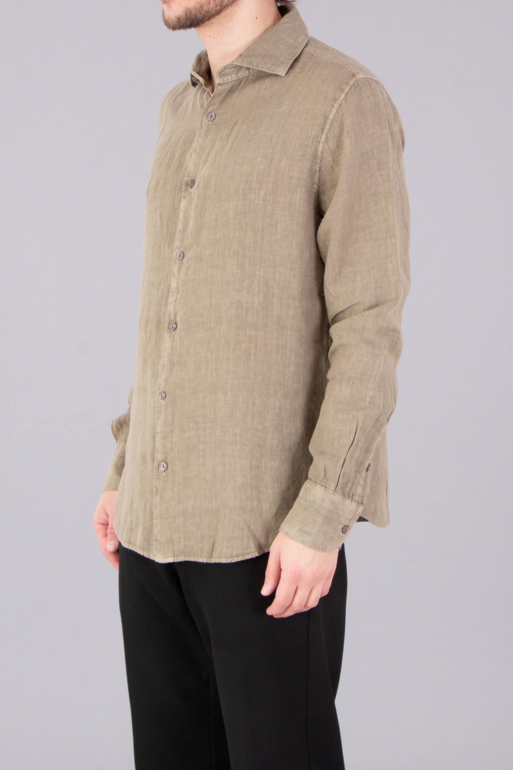 TRUSTED HANDWORK Regular Fit Linen Shirt TRUSTED HANDWORK Regular Fit Linen Shirt