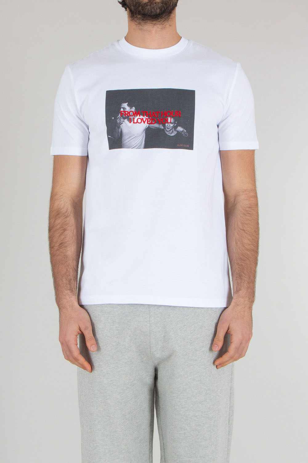 ELITÈ Regular Fit Wino Graphic Print & Embroidery Cotton Jersey T-Shirt