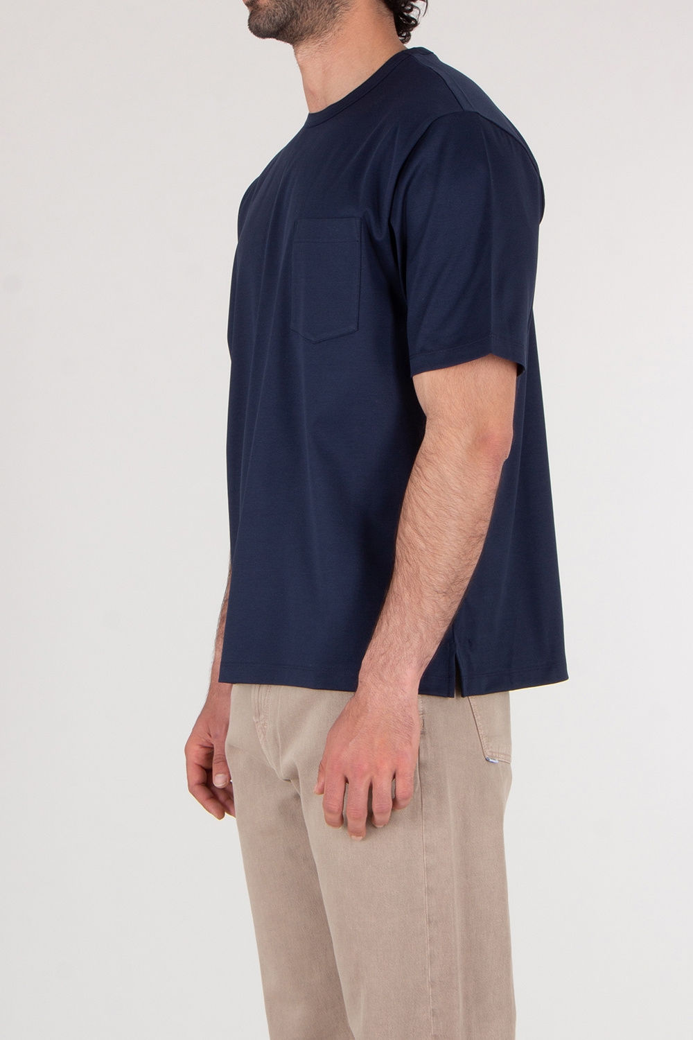 AGNONA Super Fine Cotton Stretch T-Shirt 