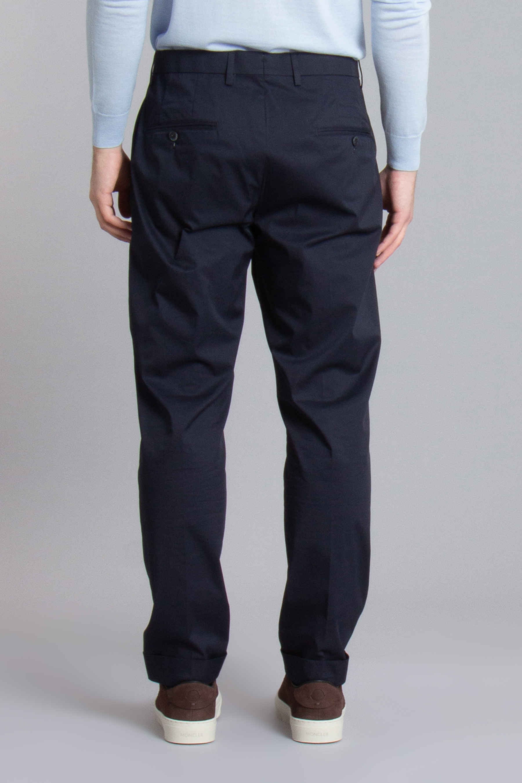 GTA Comfort Fit Stretch Cotton-Nylon Blend Pleated Pants Luca GTA Comfort Fit Stretch Cotton-Nylon Blend Pleated Pants Luca