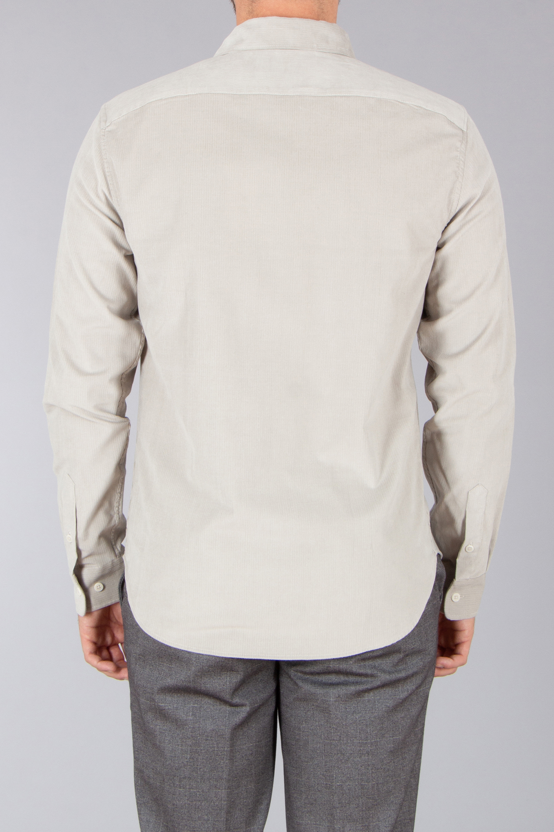 BELSTAFF Slim Fit Cotton Corduroy Button-Down Street Shirt Hemd, Langarm, Dekoration für Zuhause, Leinen, Kleid, Hemd