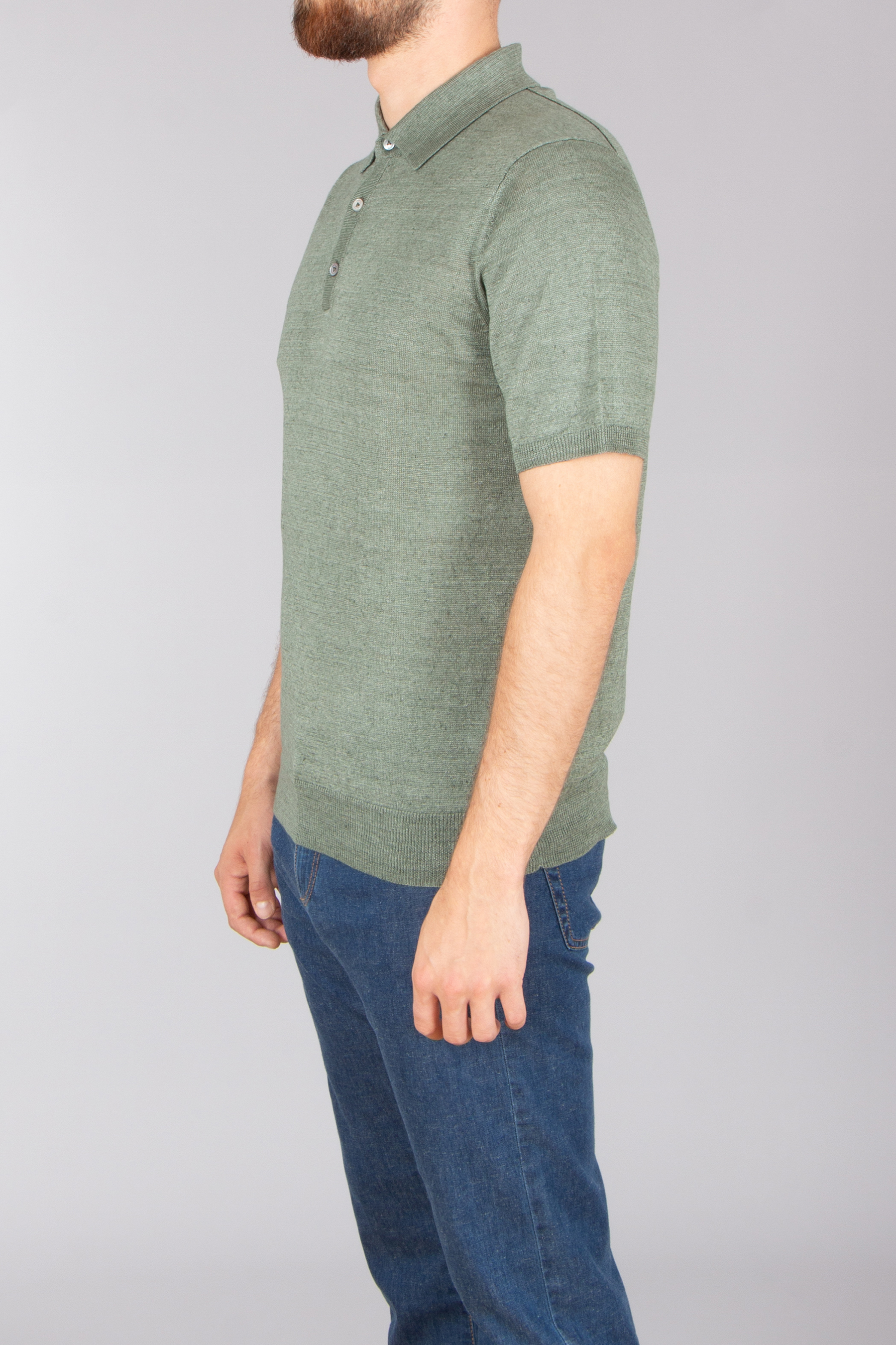 VAN LAACK Regular Fit Linen Knit Polo Simo VAN LAACK Regular Fit Linen Knit Polo Simo