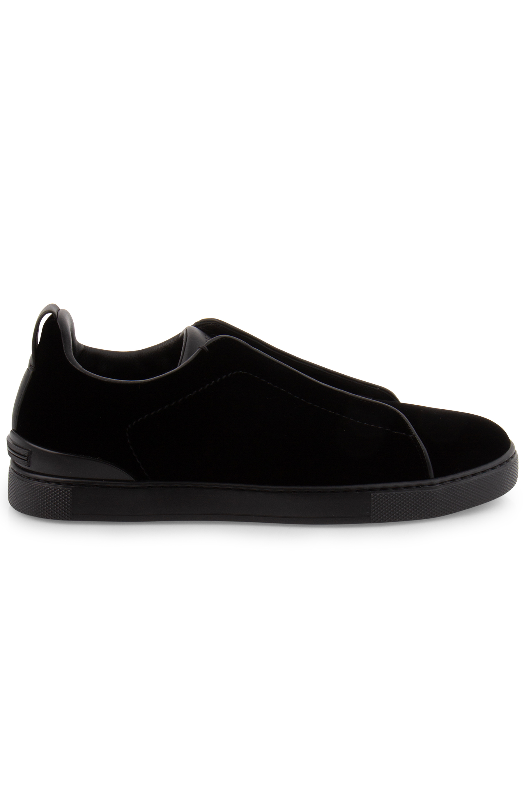 ZEGNA Velvet Sneakers Triple Stitch ZEGNA Velvet Sneakers Triple Stitch