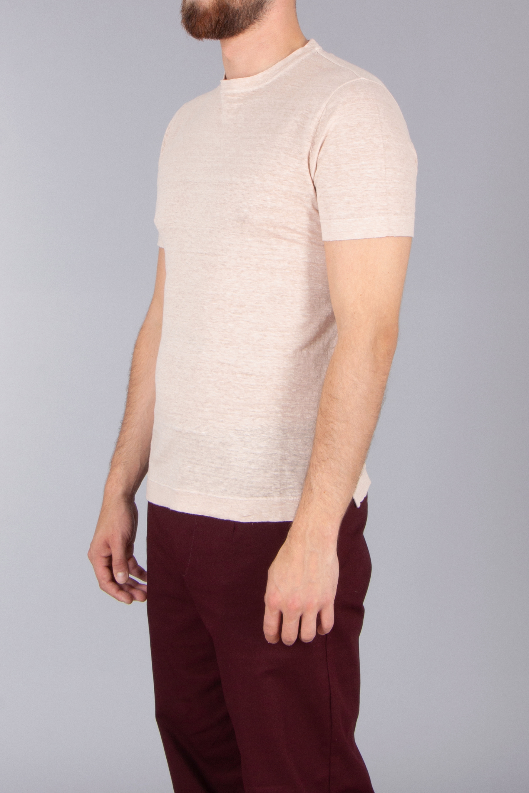 T-shirt, Leinen, Erwachsener, Mann, Person