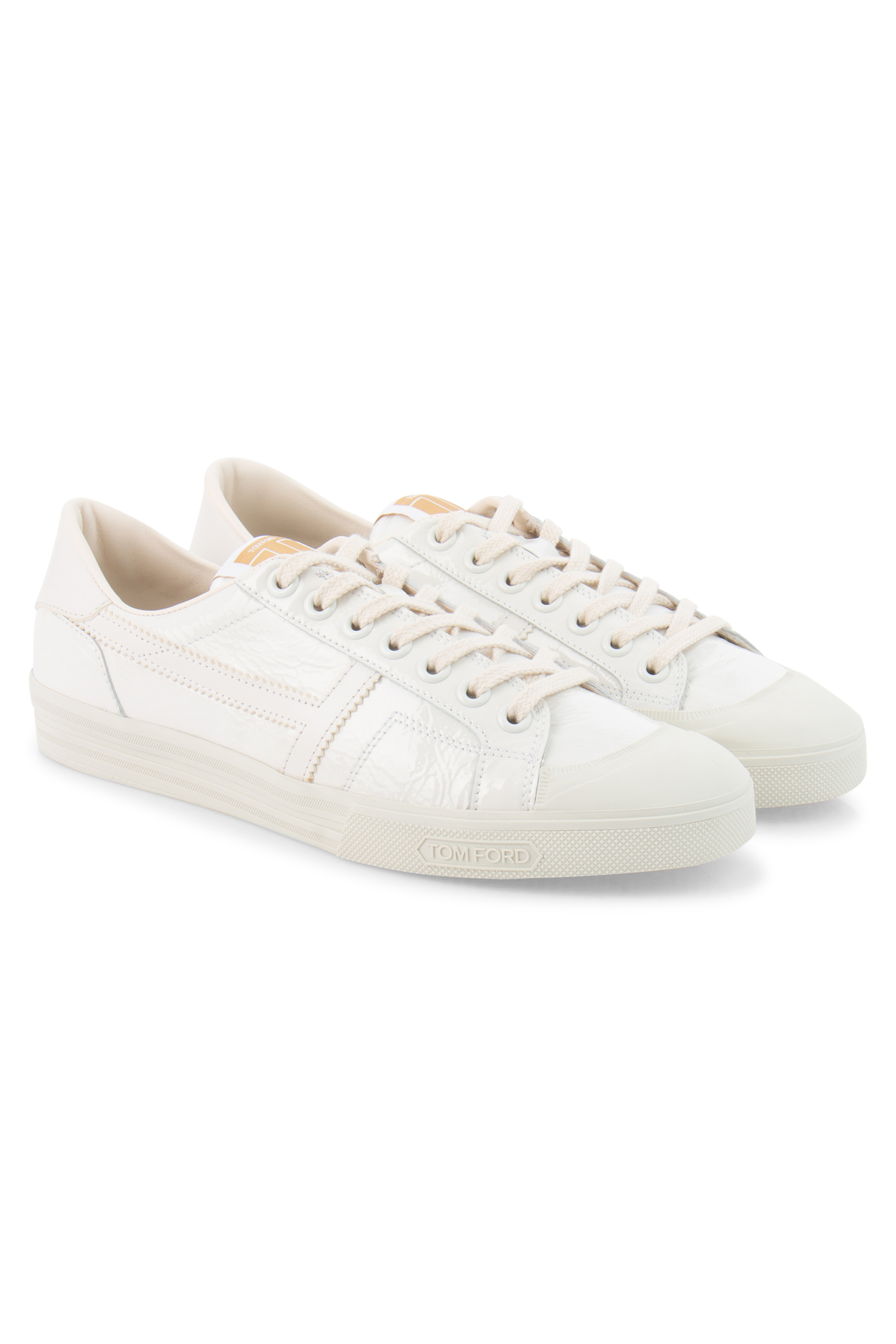 TOM FORD Textured Patent Leather Sneakers Jarvis TOM FORD Textured Patent Leather Sneakers Jarvis