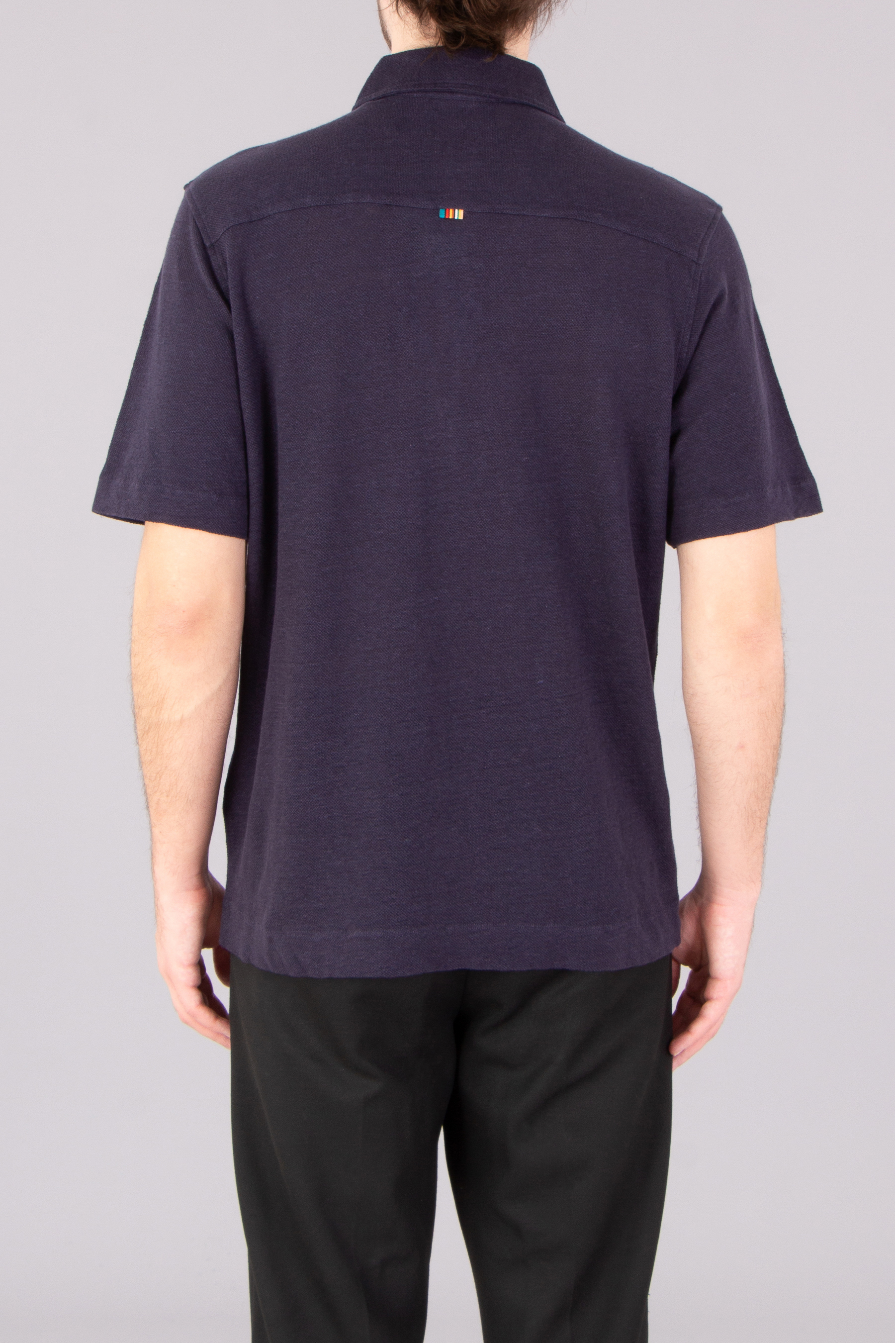 PAUL SMITH Regular Fit Linen Piqué Polo Shirt PAUL SMITH Regular Fit Linen Piqué Polo Shirt