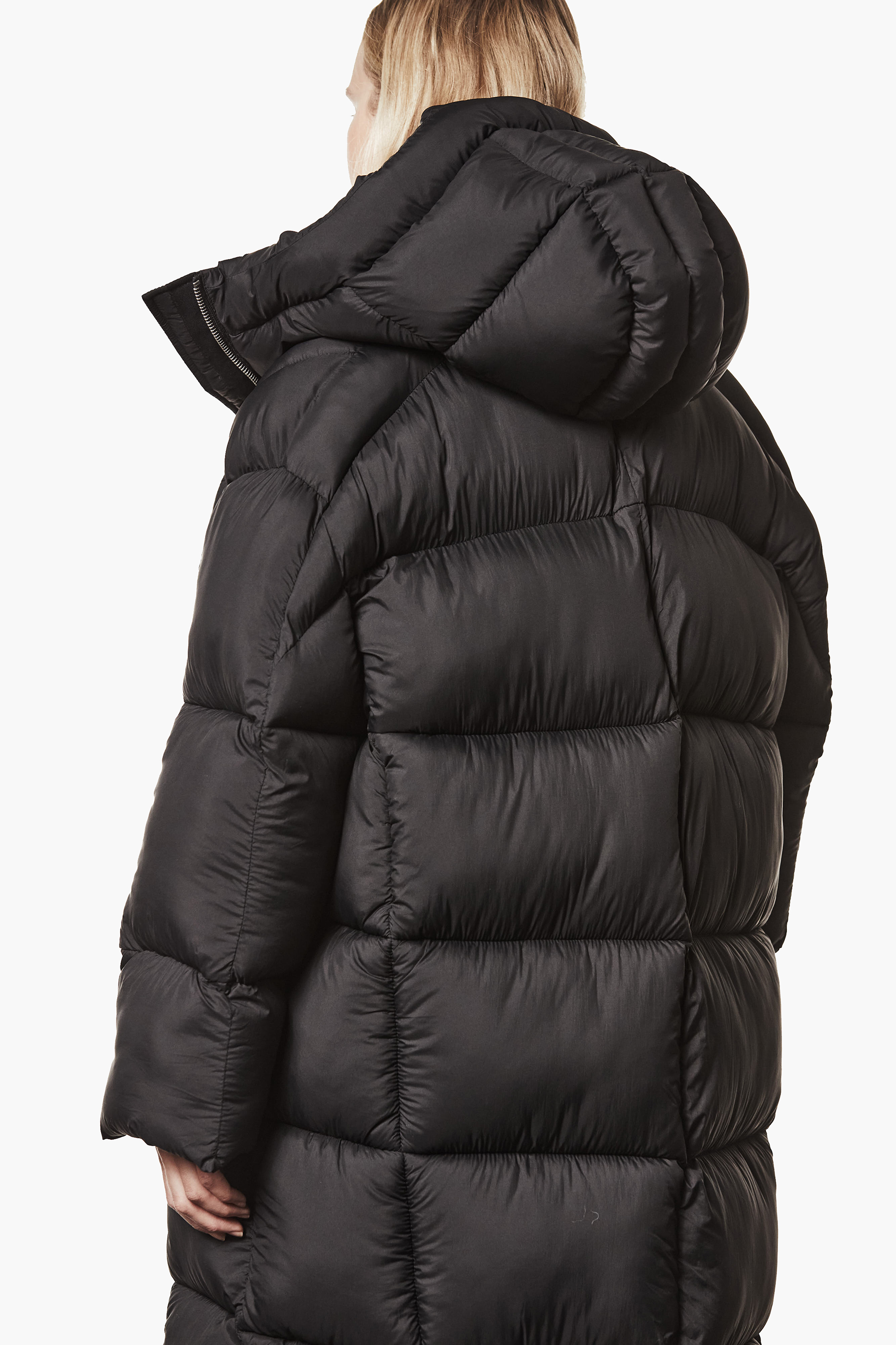 THOM KROM Oversized Fit Quilted Nylon Puffer Coat Bekleidung, Mantel, Jacke