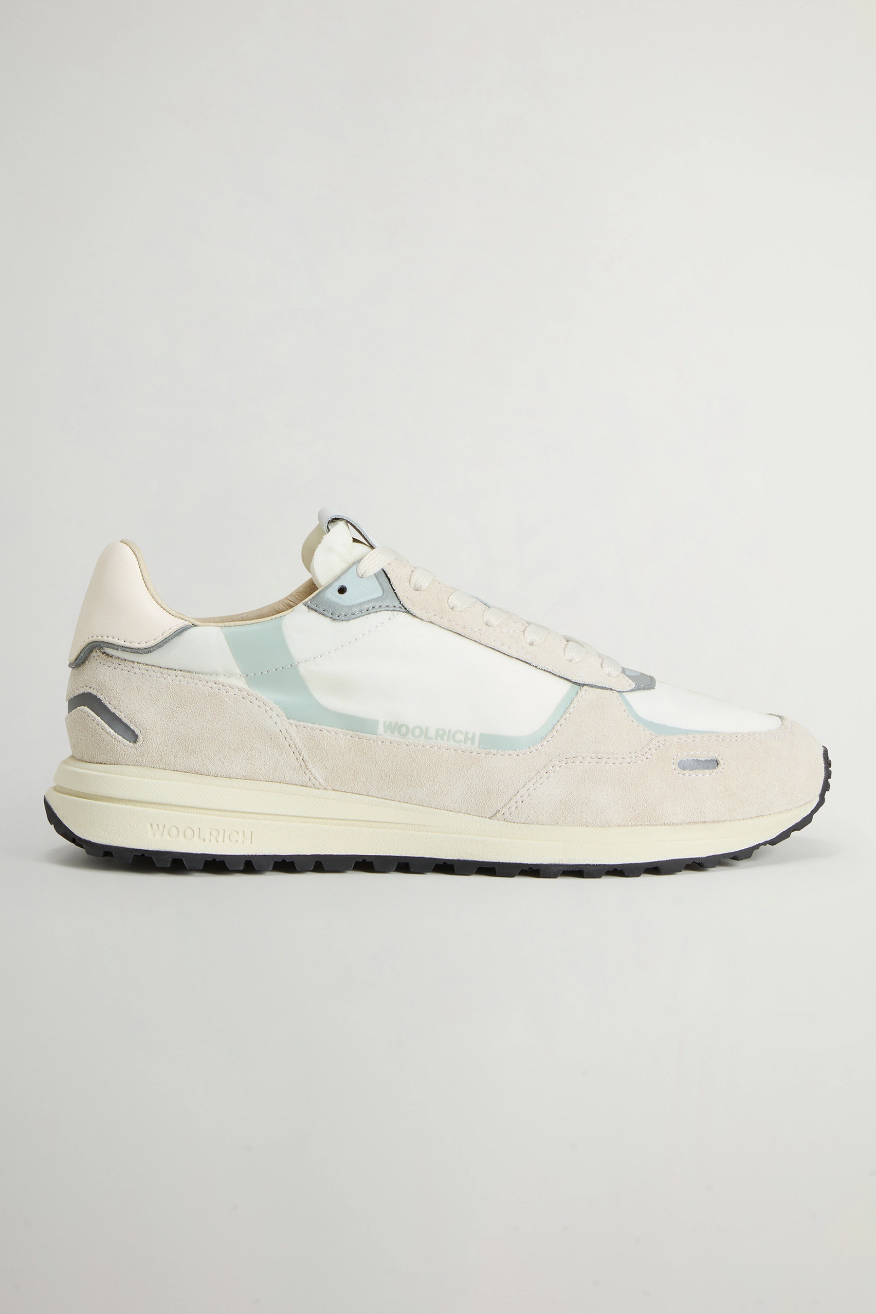 WOOLRICH Nylon Leather & Suede Sneakers Retro
