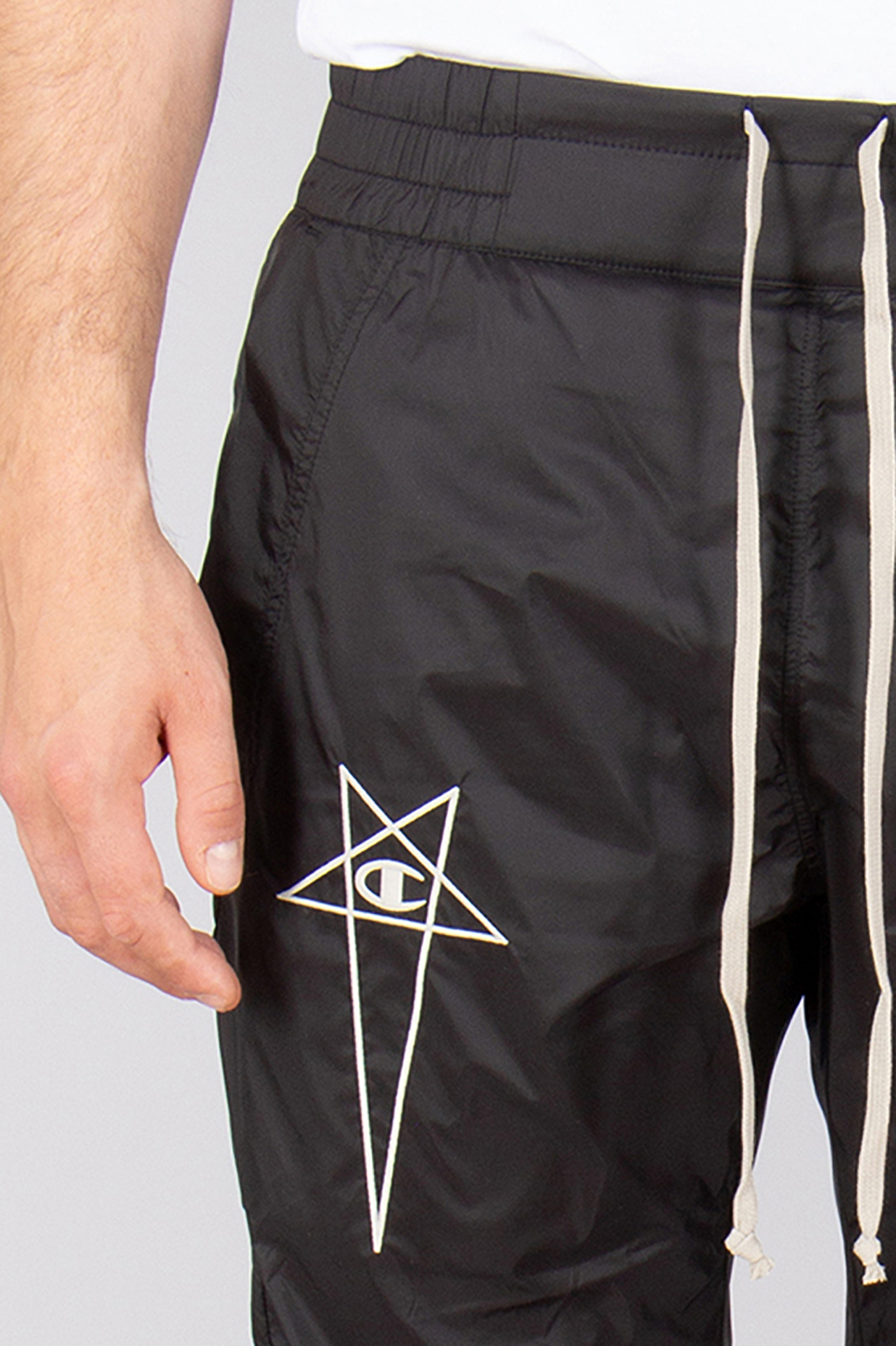 RICK OWENS DRKSHDW X Champion Relaxed Fit Recycled Nylon Joggers RICK OWENS DRKSHDW X Champion Relaxed Fit Recycled Nylon Joggers