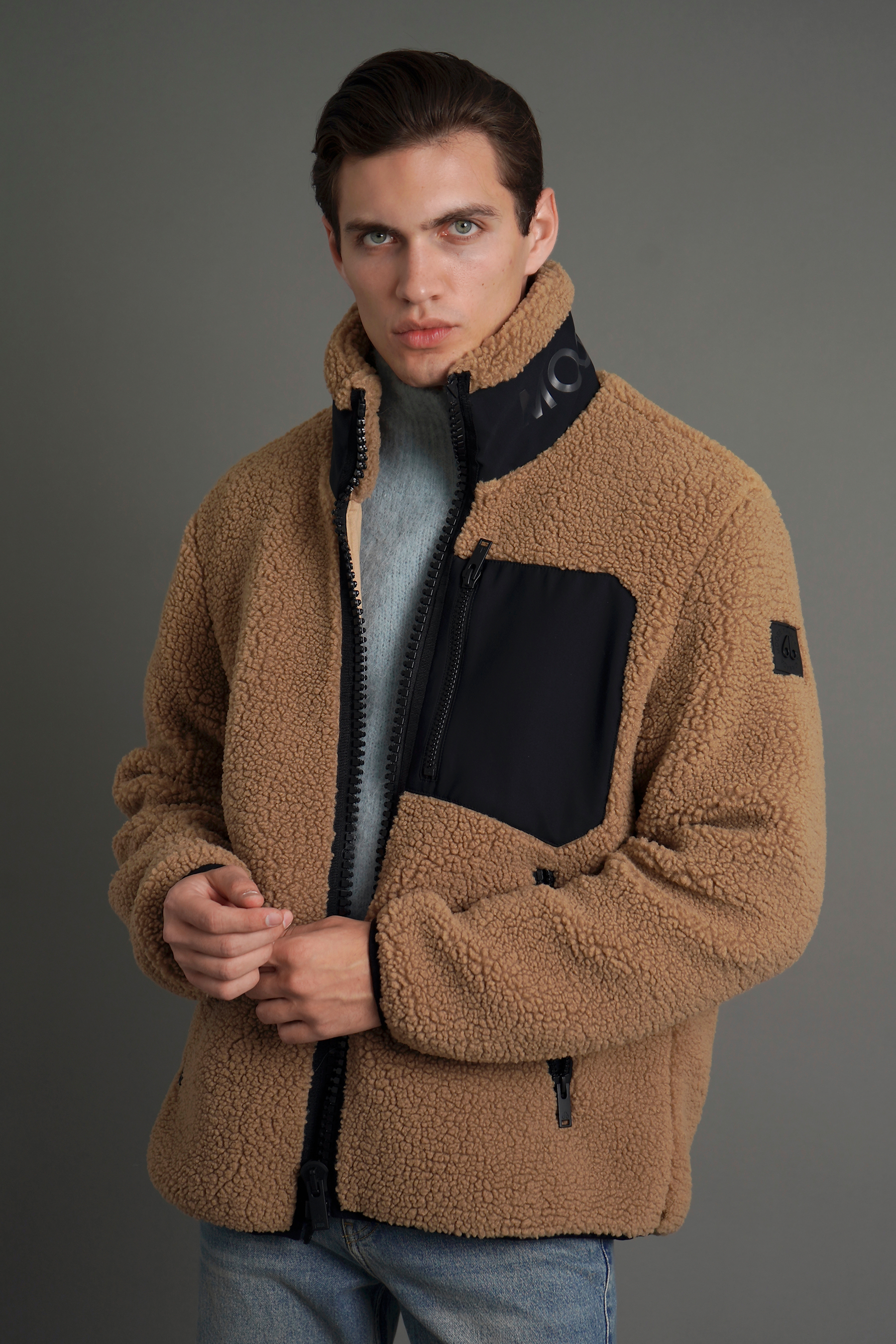 MOOSE KNUCKLES Fleece Zip Up Sweatjacket Saglek MOOSE KNUCKLES Fleece Zip Up Sweatjacket Saglek