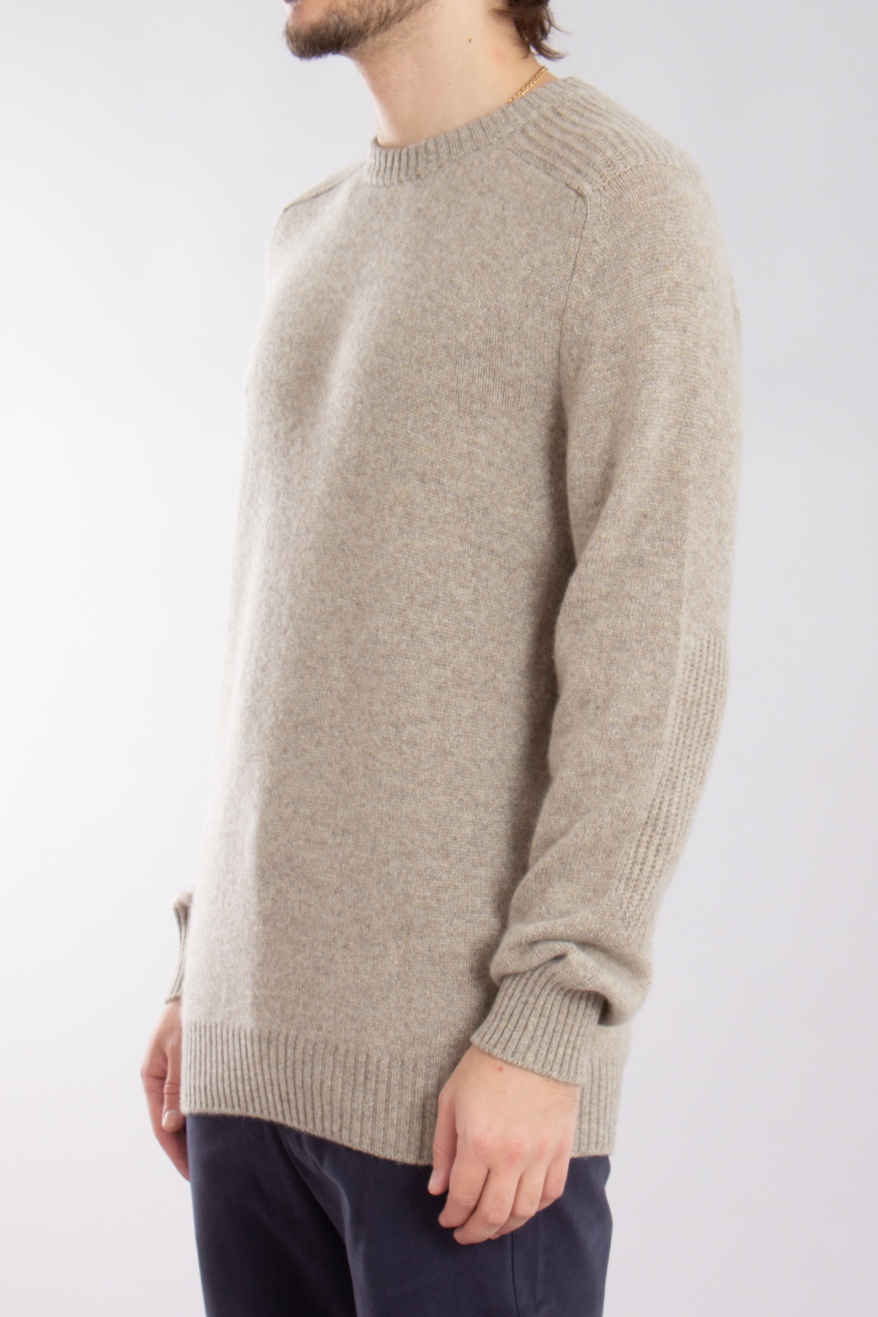 SEASE Coarsehair Cashmere Round Neck Sweater SEASE Coarsehair Cashmere Round Neck Sweater