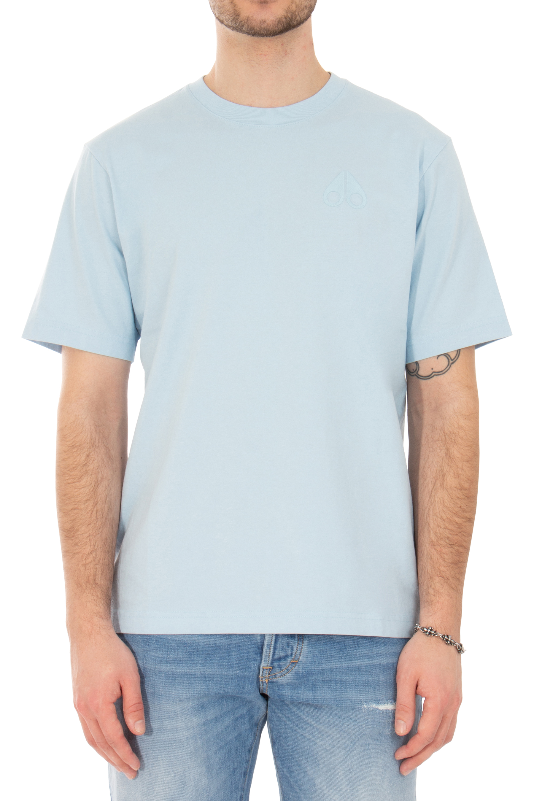 MOOSE KNUCKLES Embroidered Cotton T-Shirt Henri