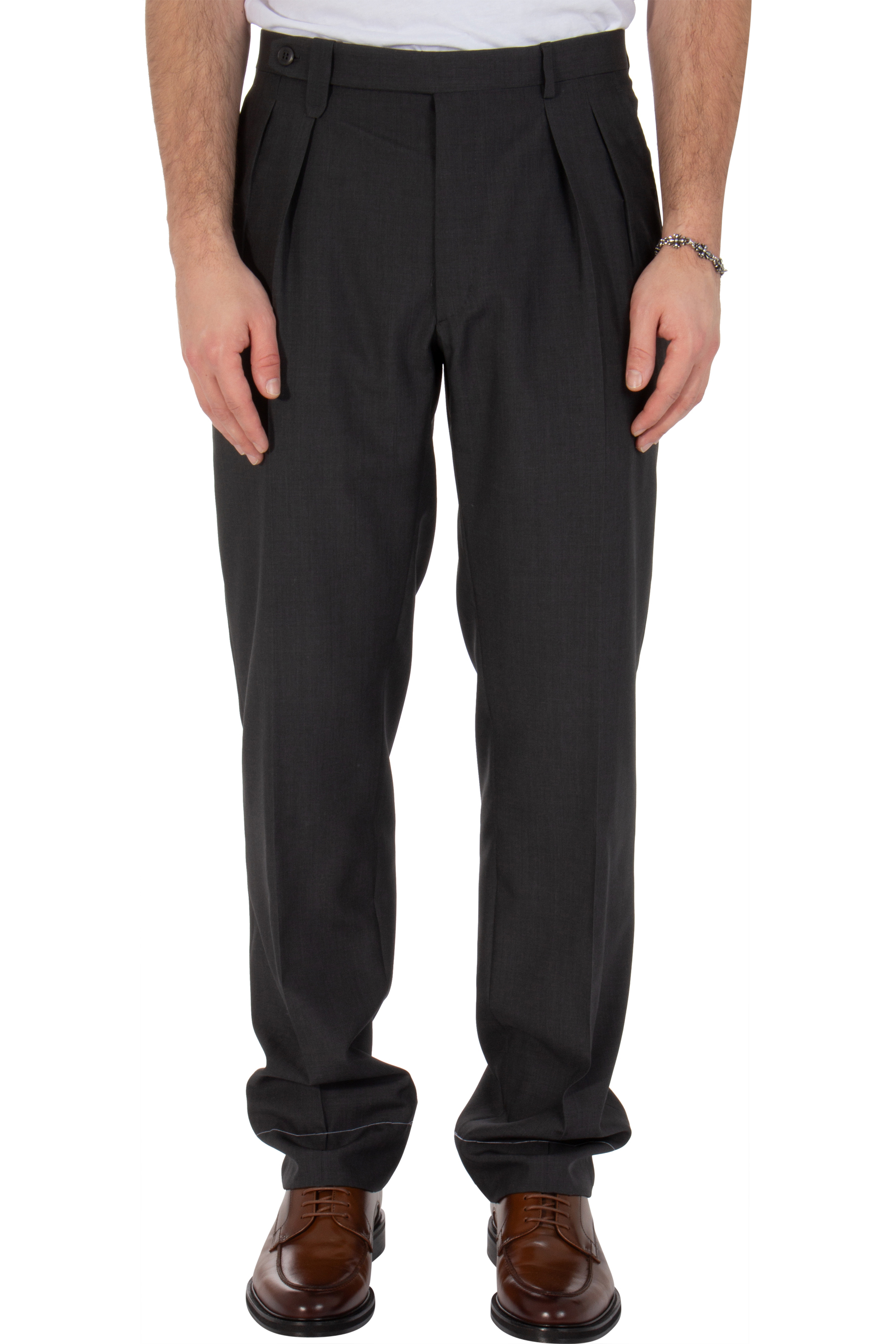 BRIONI Wool & Silk Blend Pants