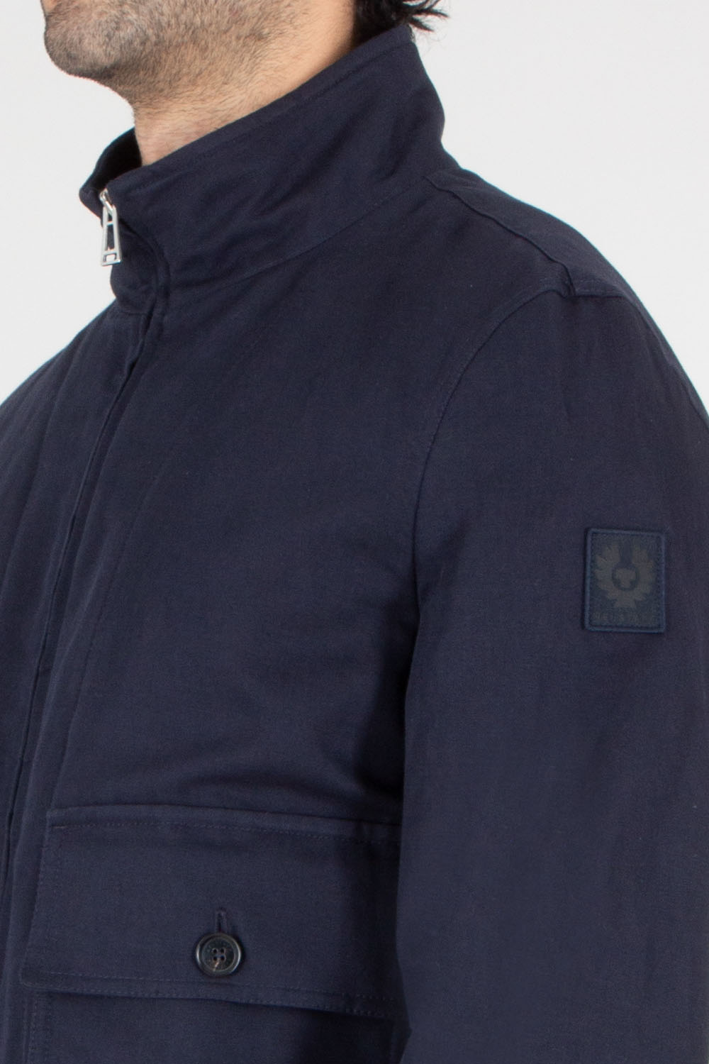 BELSTAFF Regular Fit Linen-Cotton Twill Jacket Helston