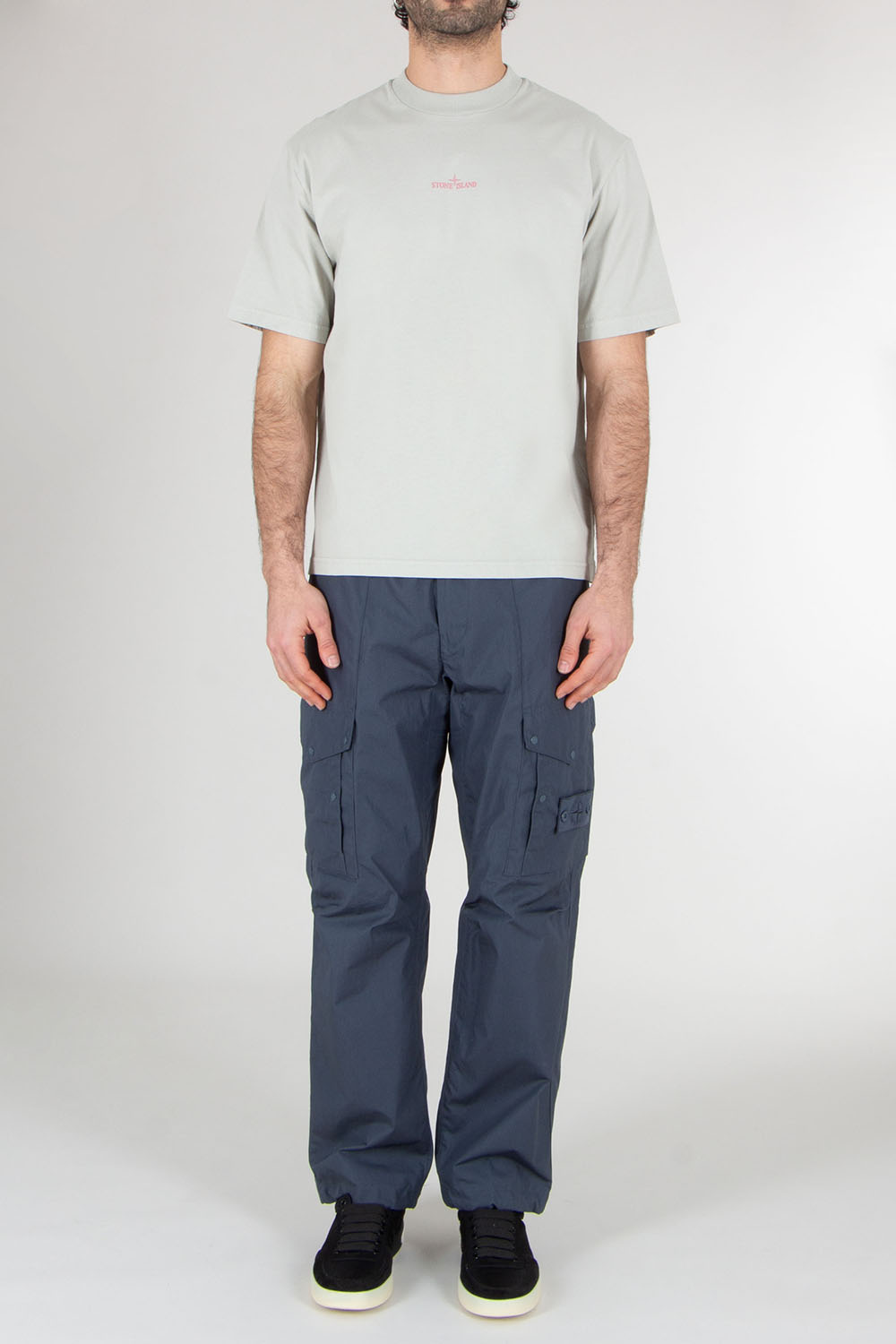 STONE ISLAND Regular Fit Print Cotton Jersey T-Shirt