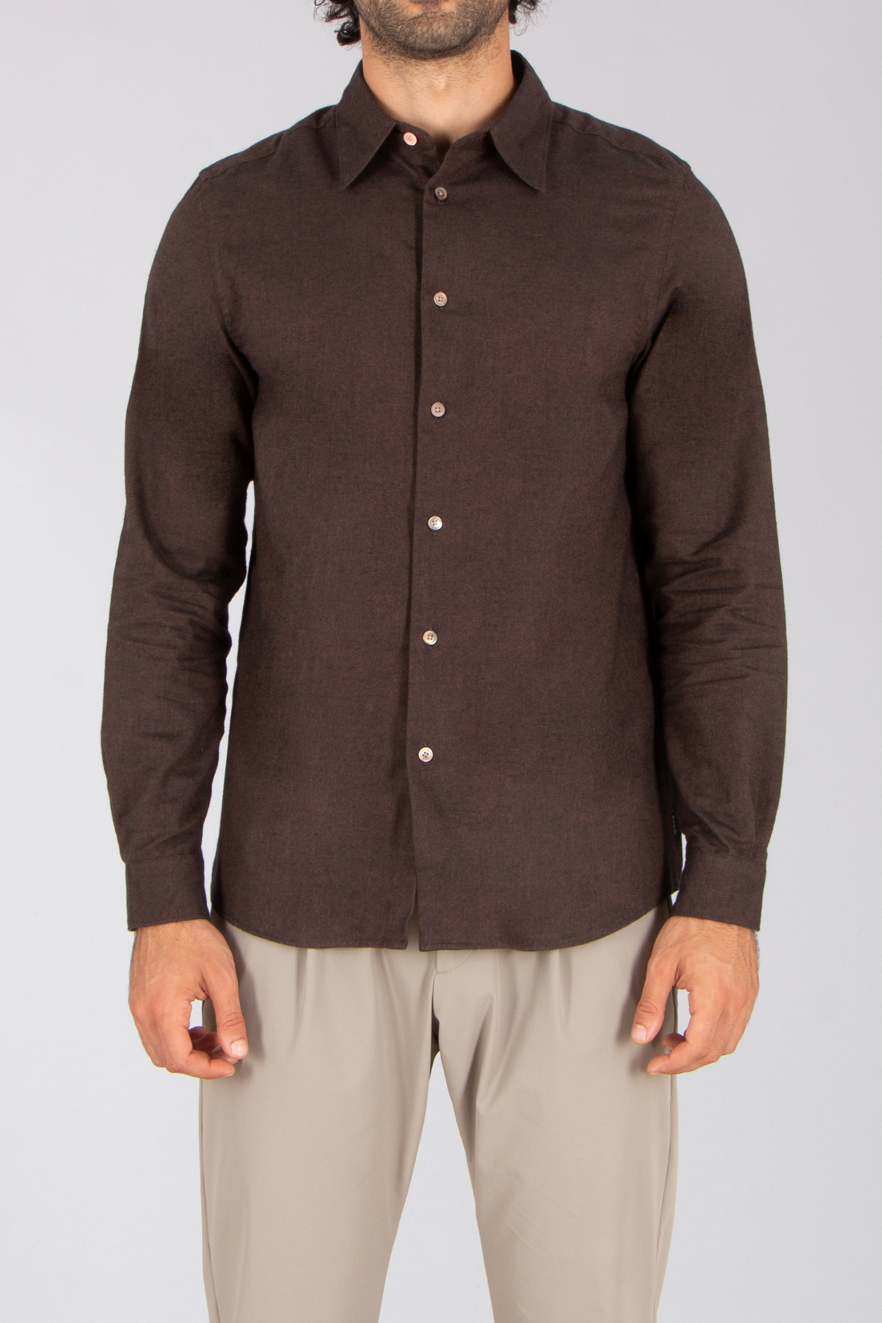Hemd, Langarm, Mantel, Leinen, Jacke