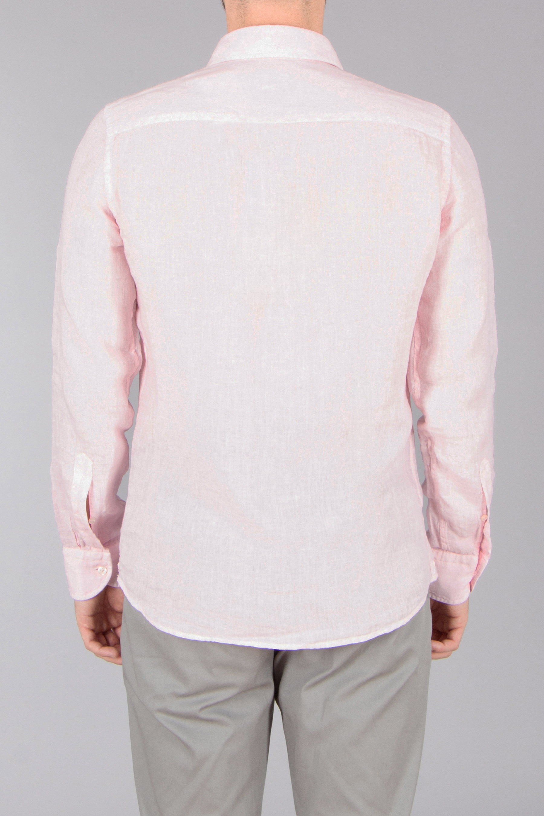 SONRISA Regular Fit Linen Shirt Langarm, Ärmel, Hemd, Dekoration für Zuhause, Leinen