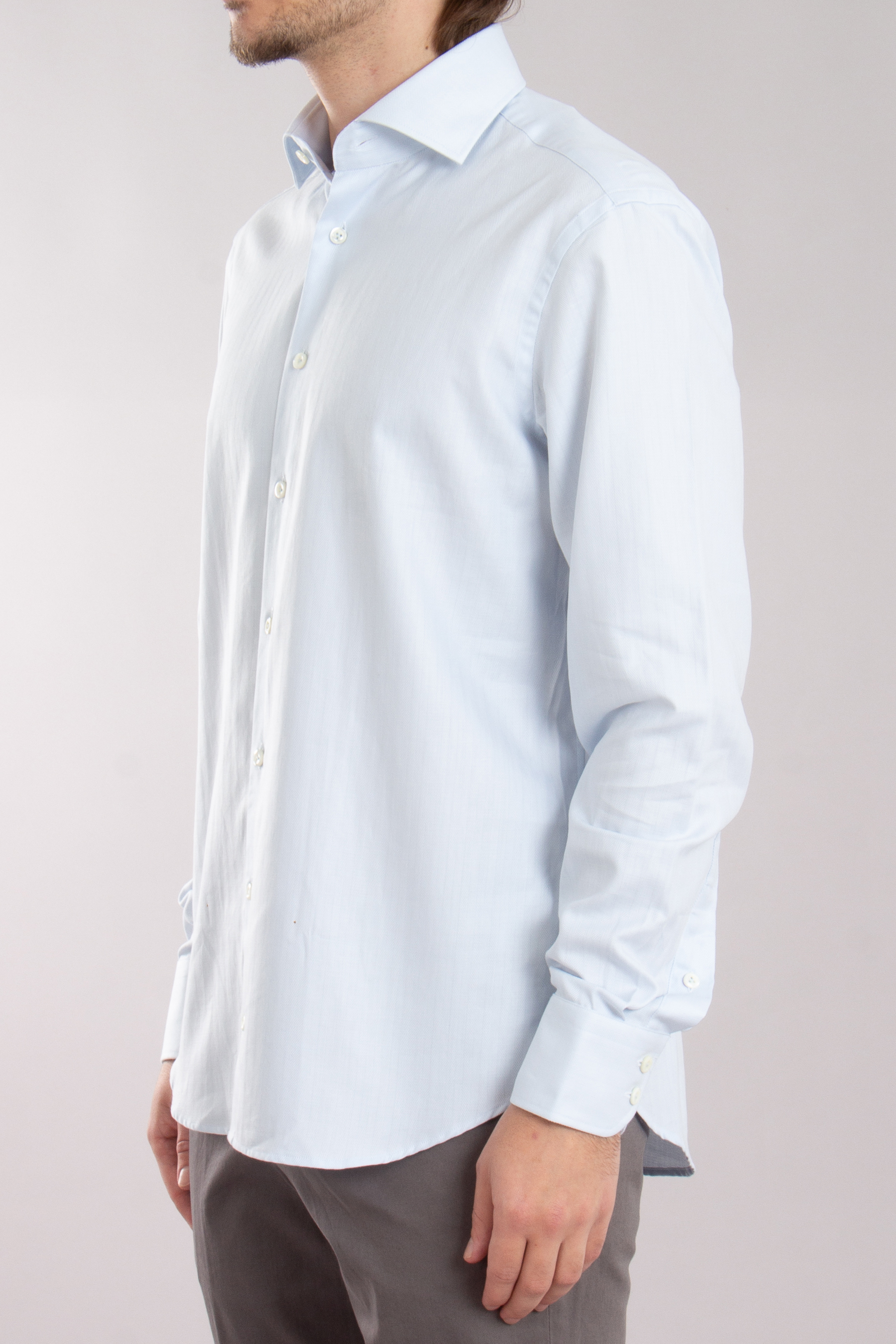 VAN LAACK Tailor Fit Herringbone Cotton Shirt Rivara-TF VAN LAACK Tailor Fit Herringbone Cotton Shirt Rivara-TF