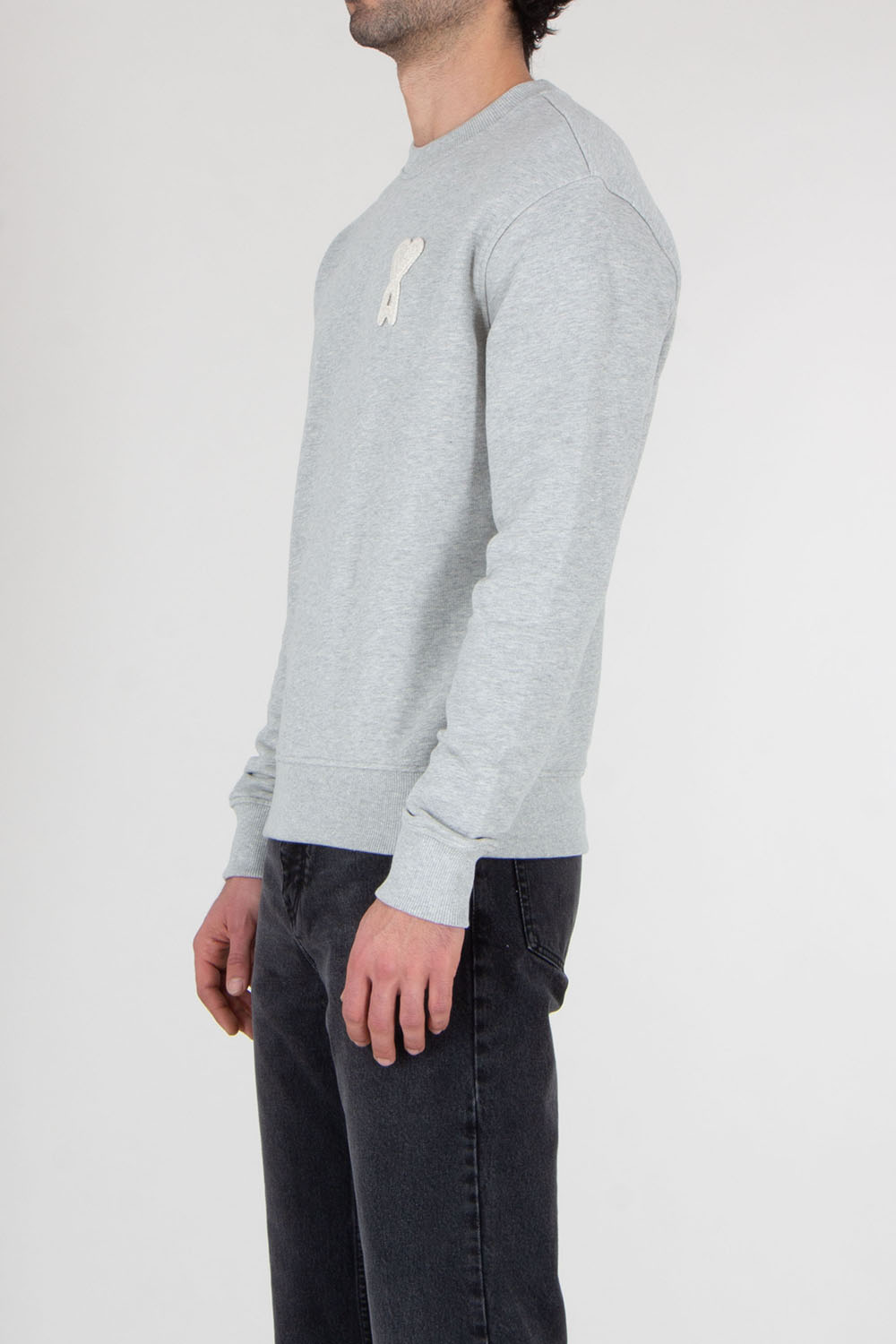 AMI PARIS Regular Fit Cotton Sweatshirt 