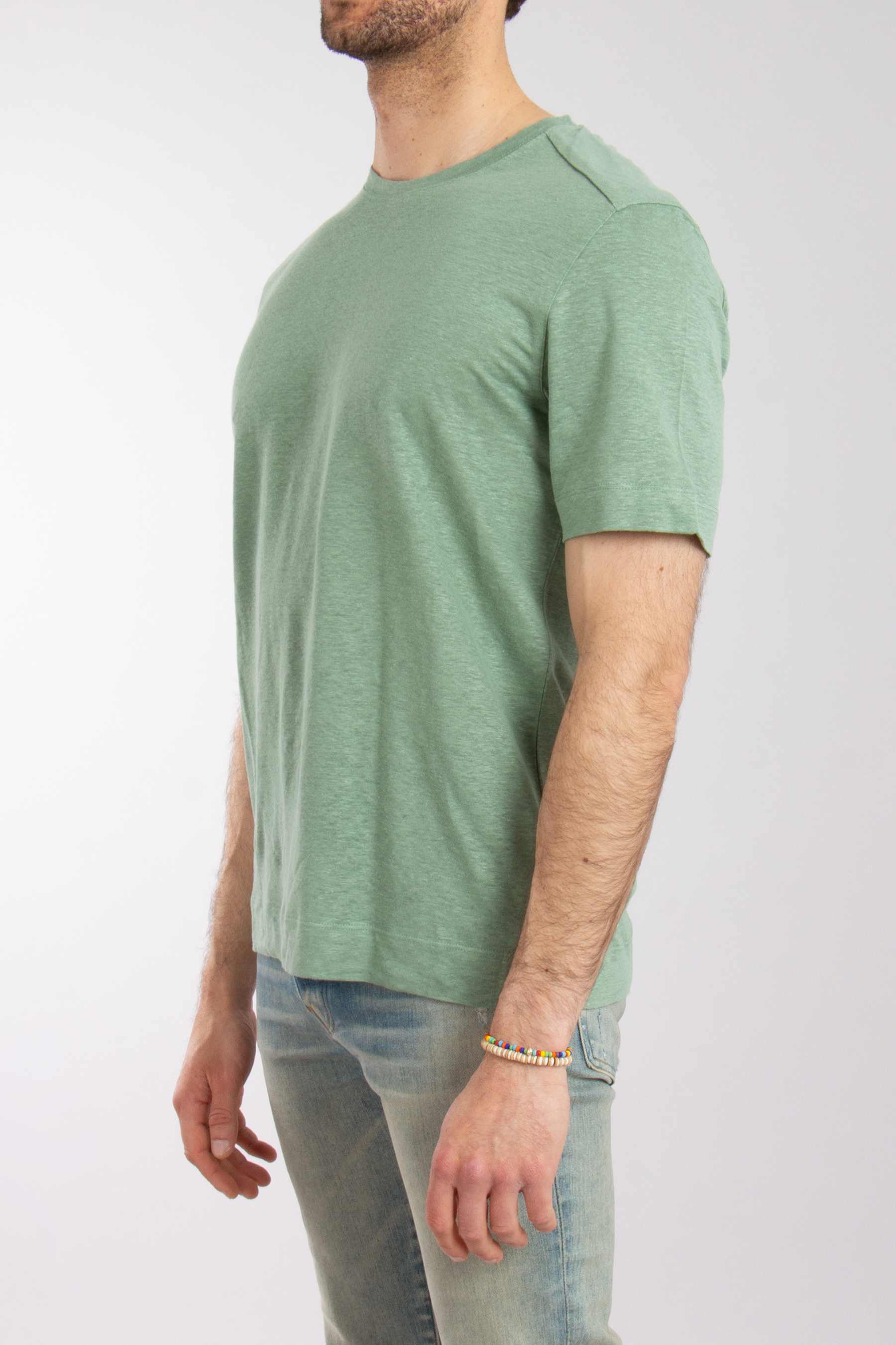 ZEGNA Regular Fit Linen T-Shirt