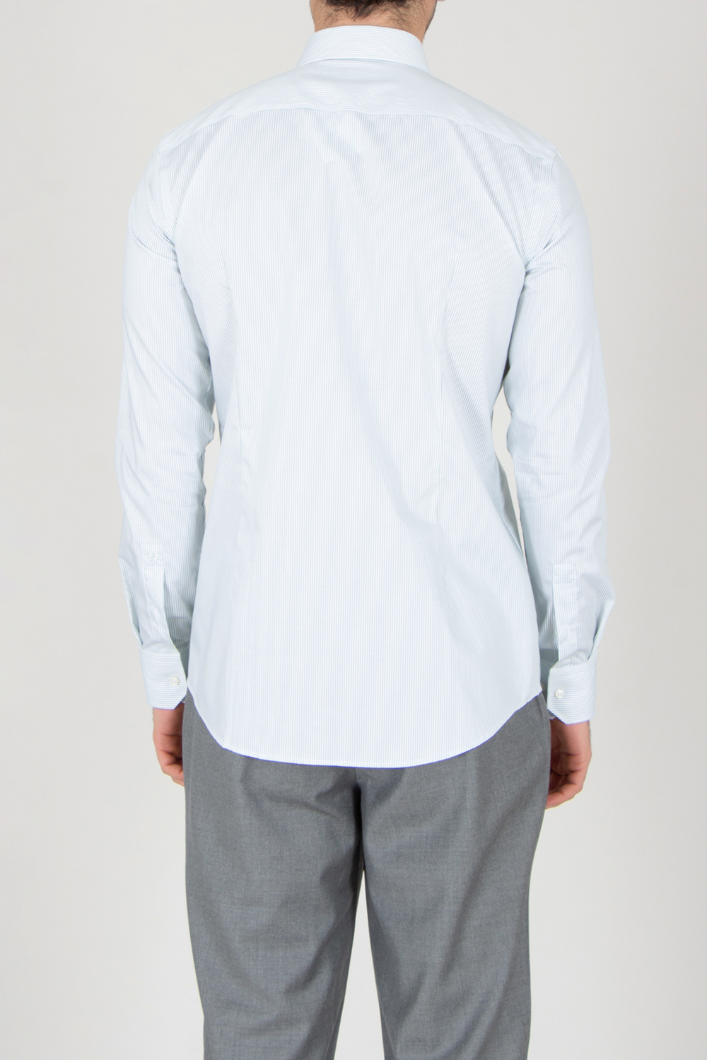 BOSS Slim Fit Striped Cotton Twill Shirt H-Hank