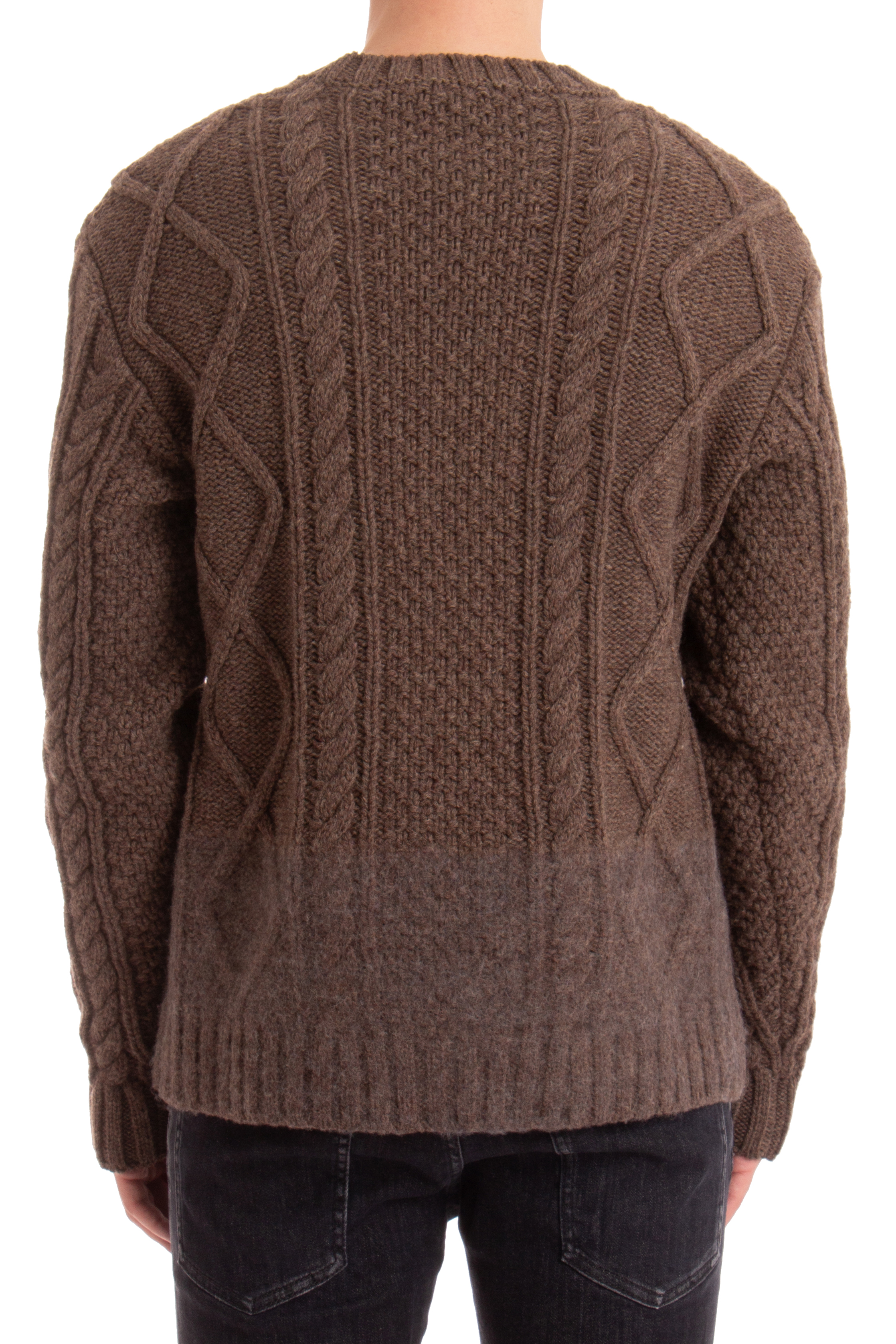 DSQUARED2 Cable Knit Wool Sweater 