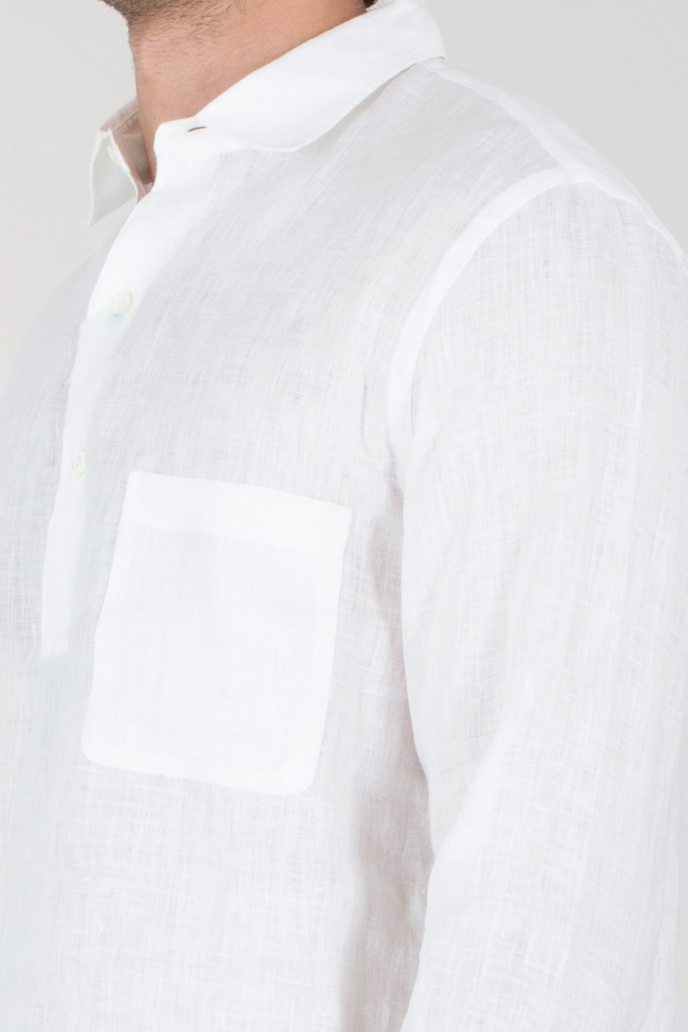 VAN LAACK Relaxed Fit Linen Tunic Shirt Reines