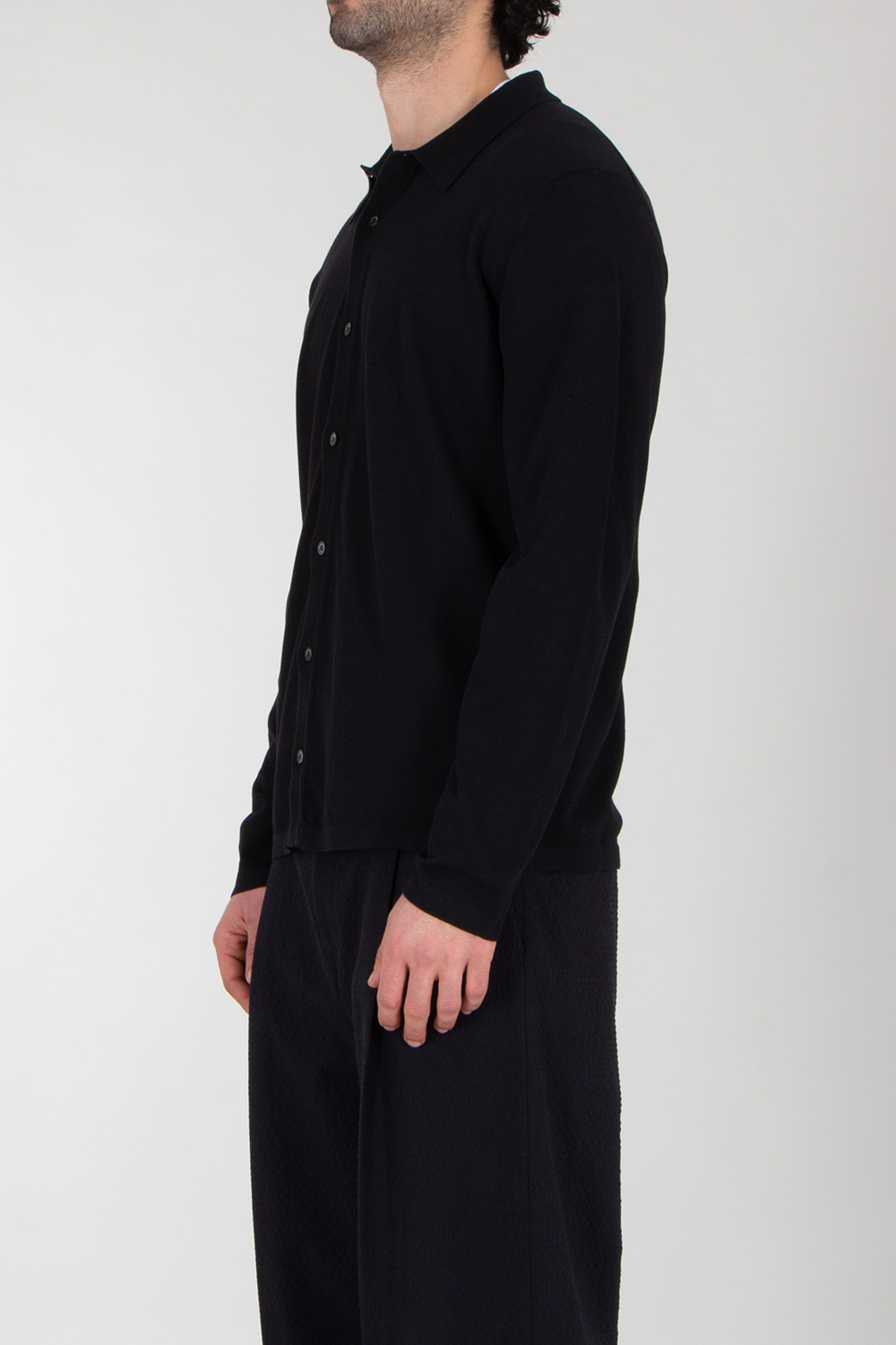 ROBERTO COLLINA Lightweight Cotton Knitted Shirt