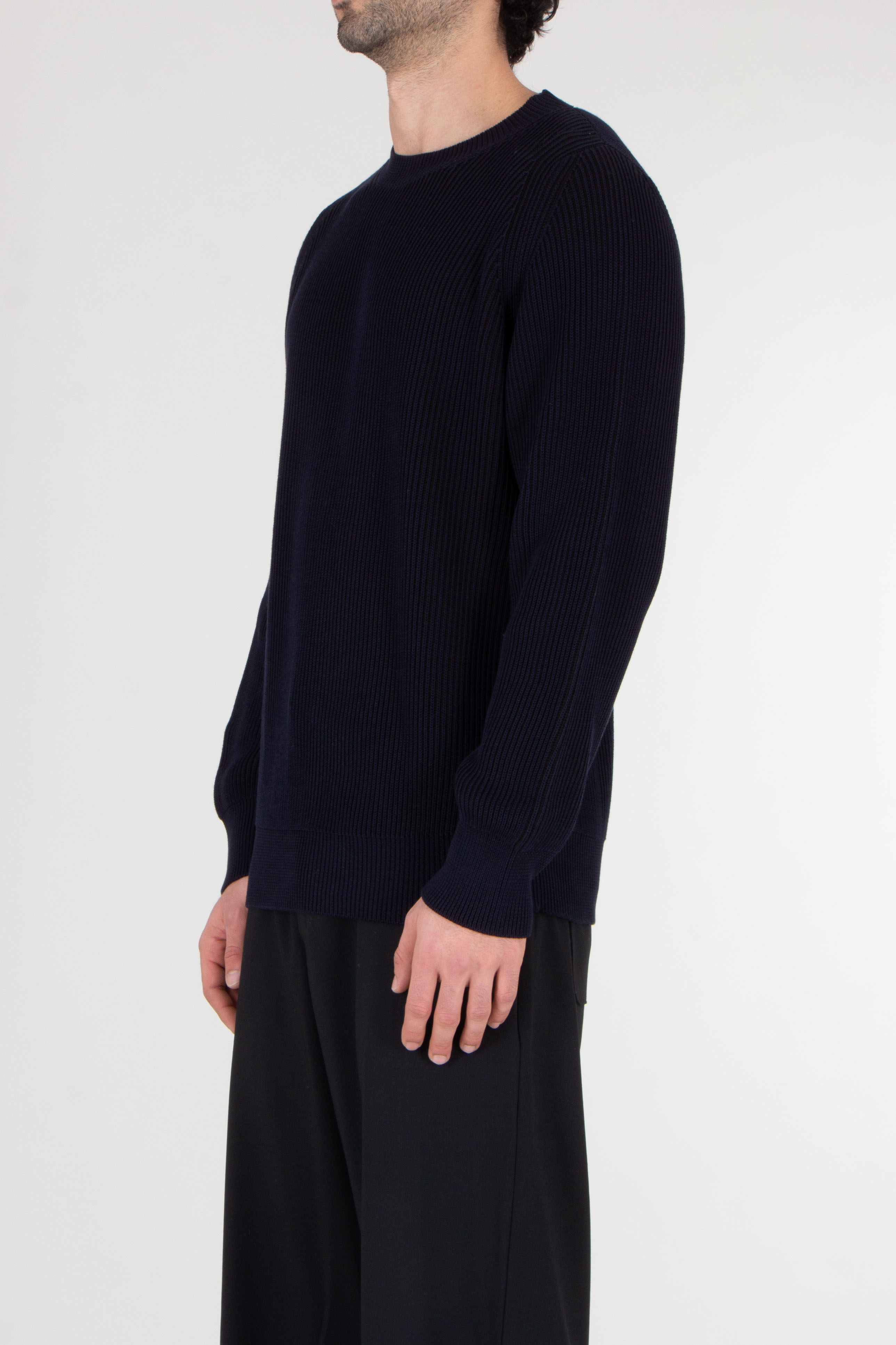 AIDA BARNI Regular Fit Fisherman Knit Sweater