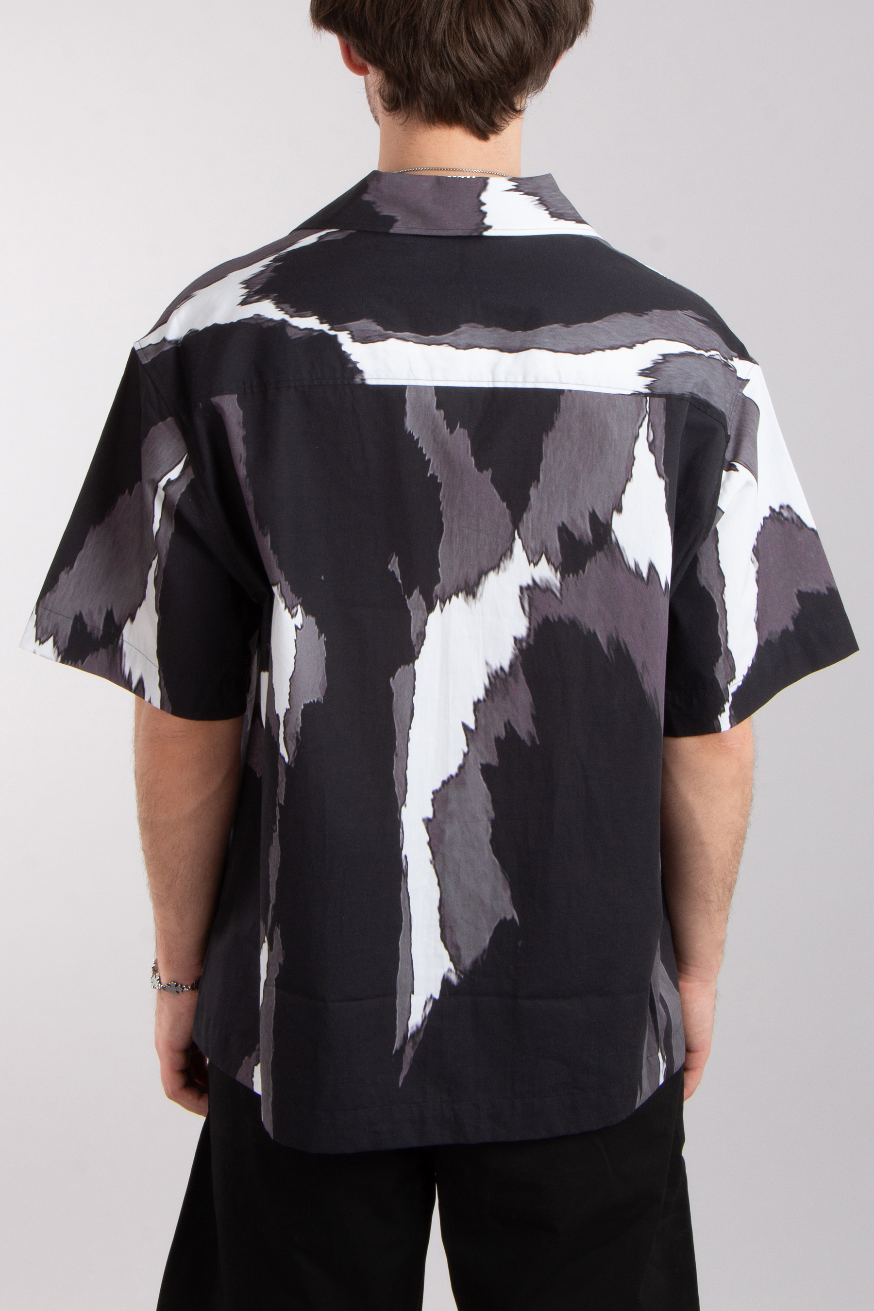 HUGO Patterned Cotton Short-Sleeve Shirt Egeeno HUGO Patterned Cotton Short-Sleeve Shirt Egeeno