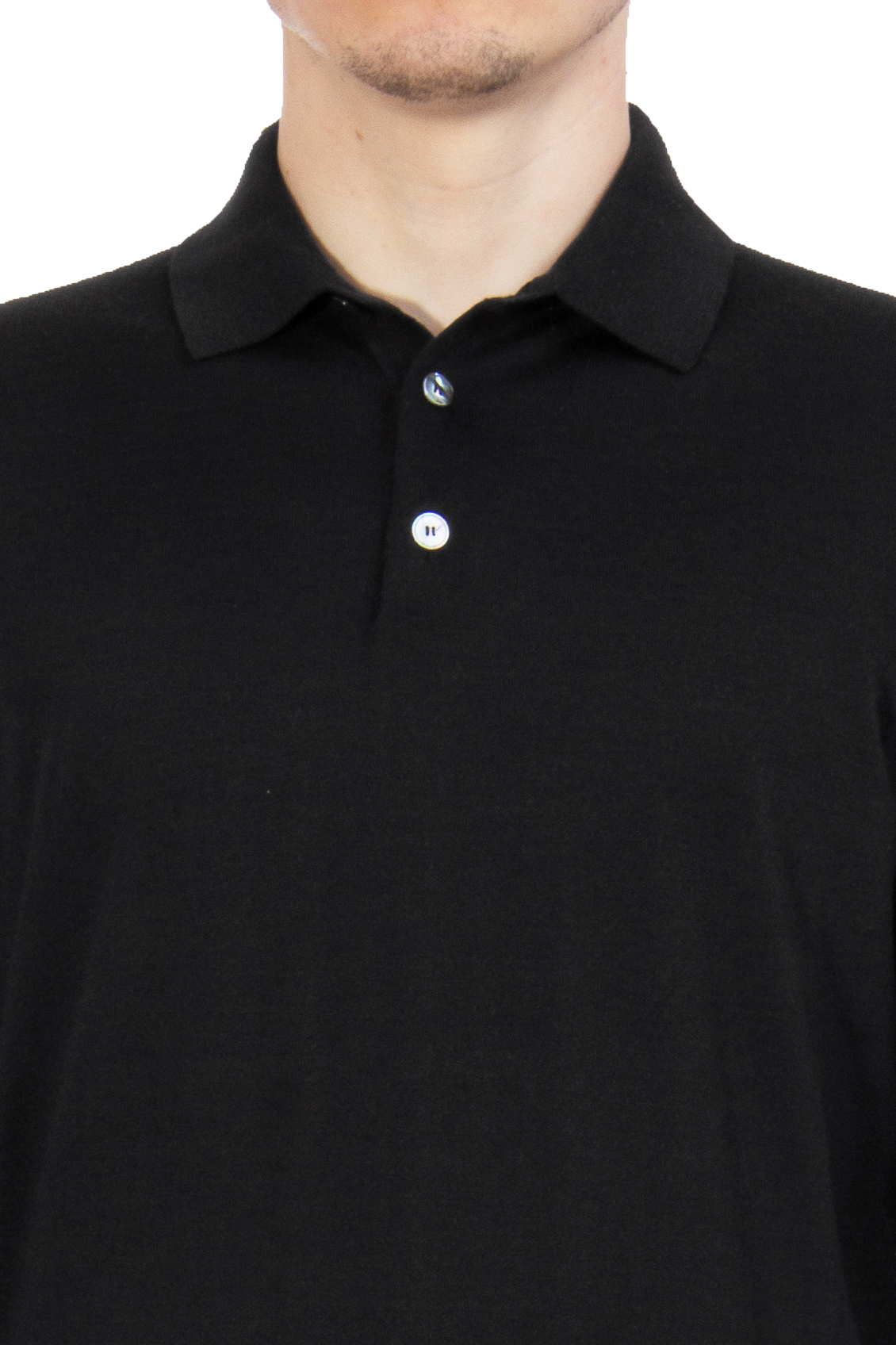 ZEGNA Cashseta Light Knit Polo | 52 | 132E8J00K09//52