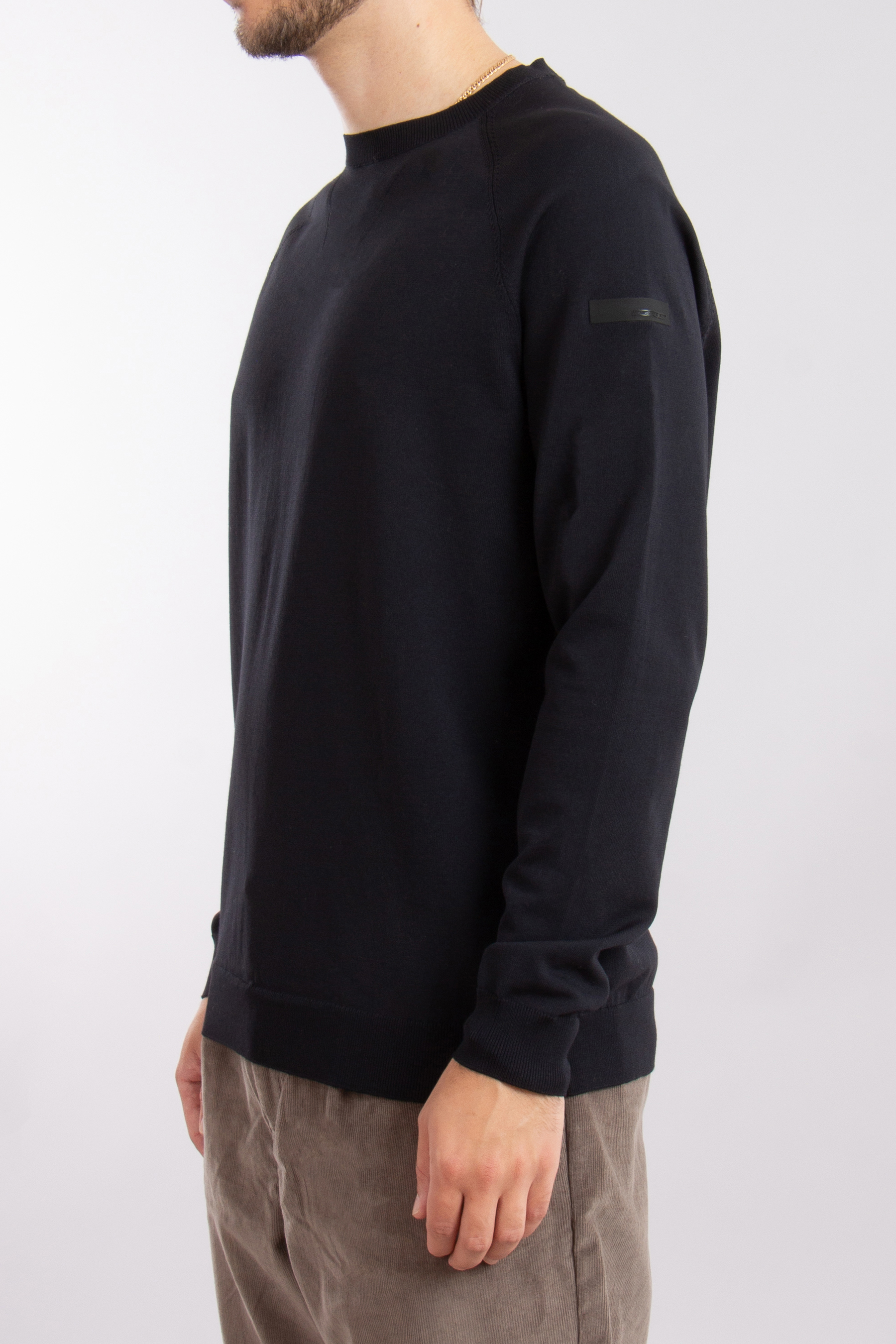 RRD Cotton Blend Round Knit Sweater Amos RRD Cotton Blend Round Knit Sweater Amos