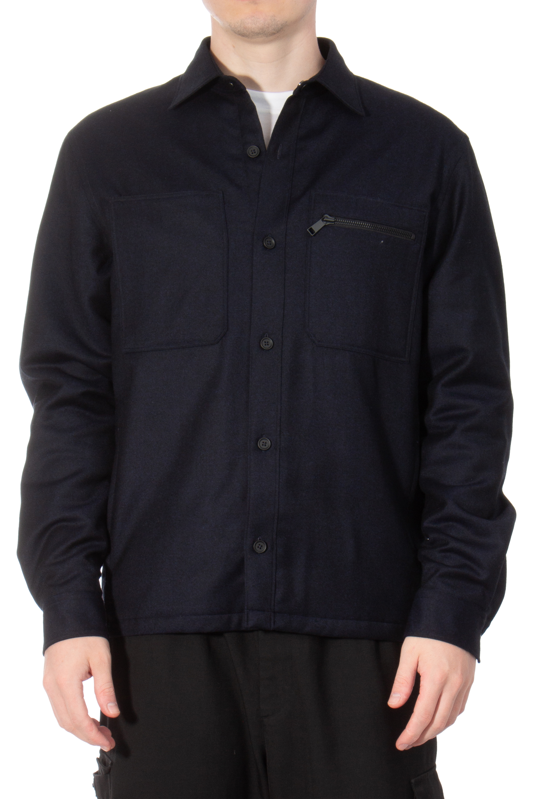 ZEGNA Lined Techmerino Wool Overshirt ZEGNA Lined Techmerino Wool Overshirt
