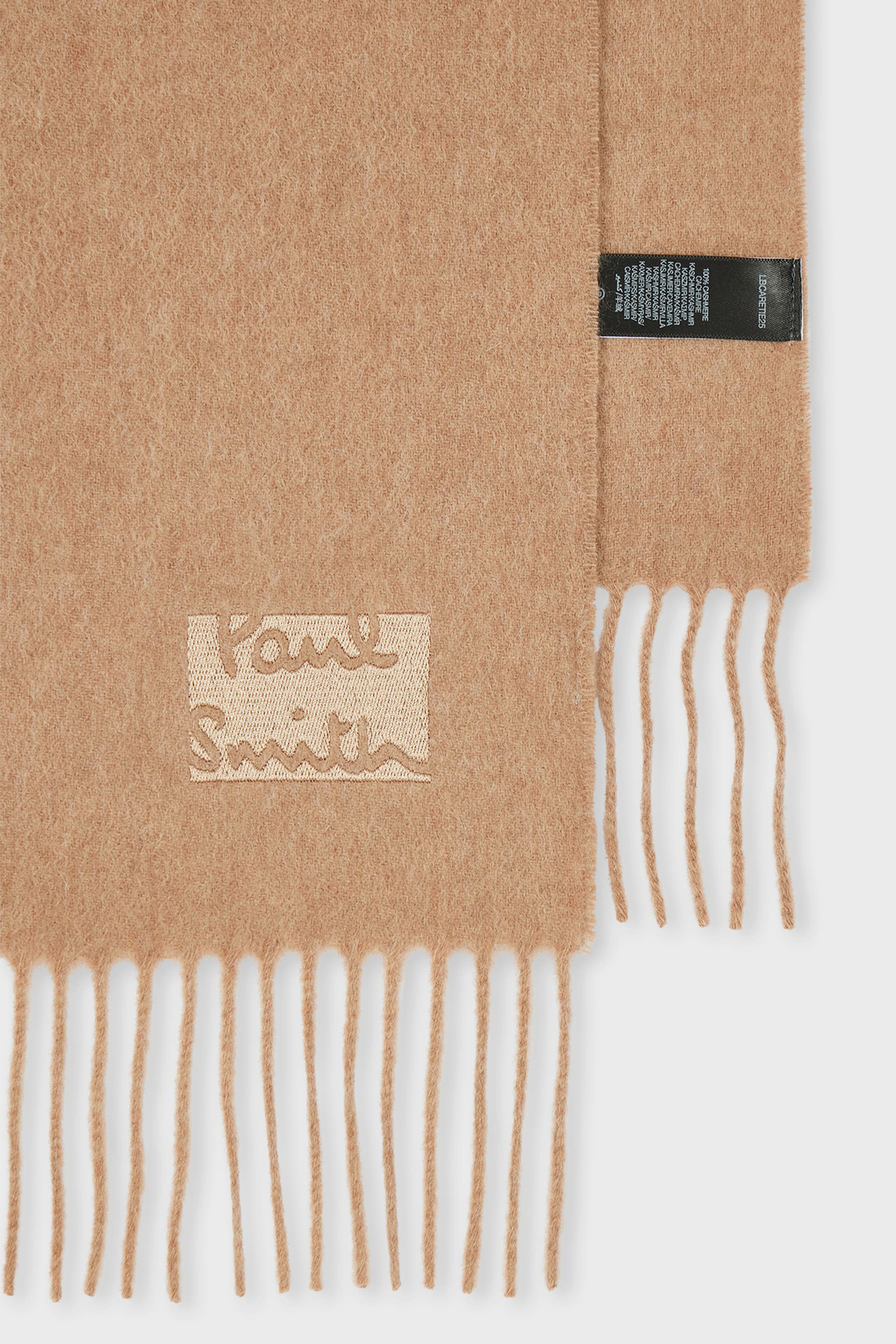 PAUL SMITH Cashmere Logo Scarf