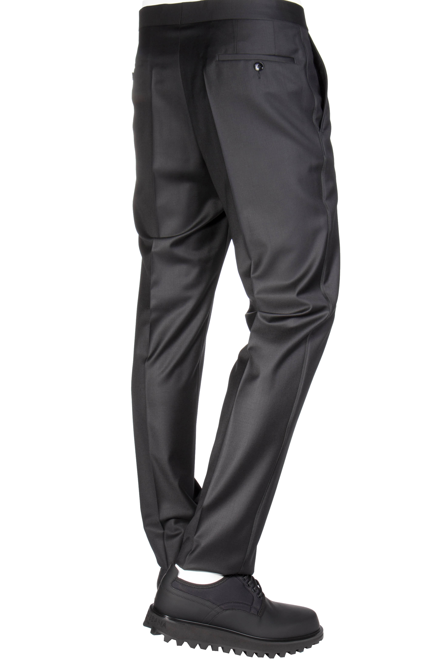 DRESSLER Wool Smoking Pants Jade DRESSLER Wool Smoking Pants Jade