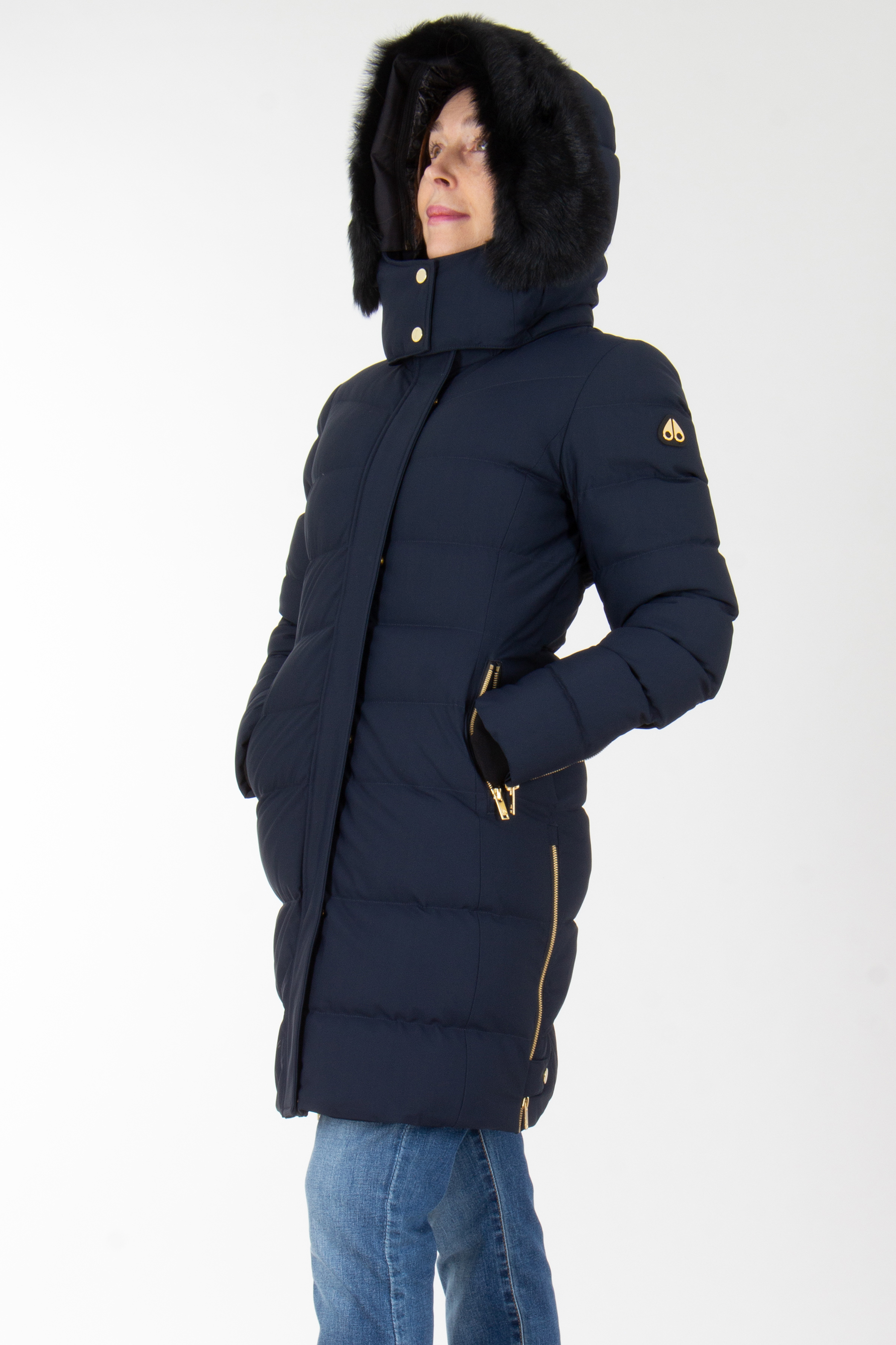 Mantel, Jacke, Jeans, Kapuze