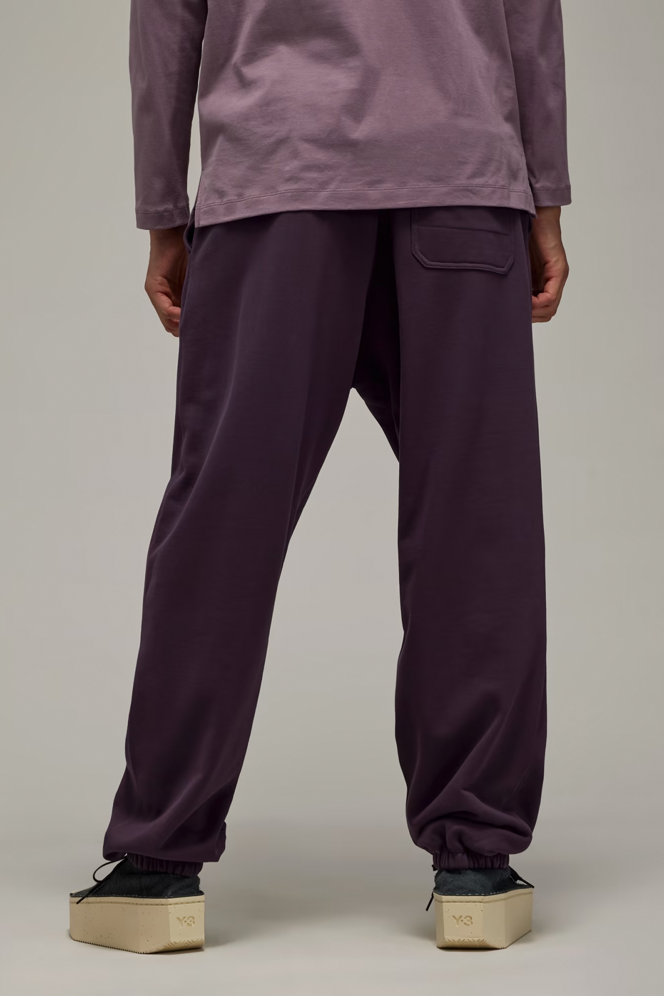 Y-3 Straight Organic Cotton Terry Cuff Pants Y-3 Straight Organic Cotton Terry Cuff Pants