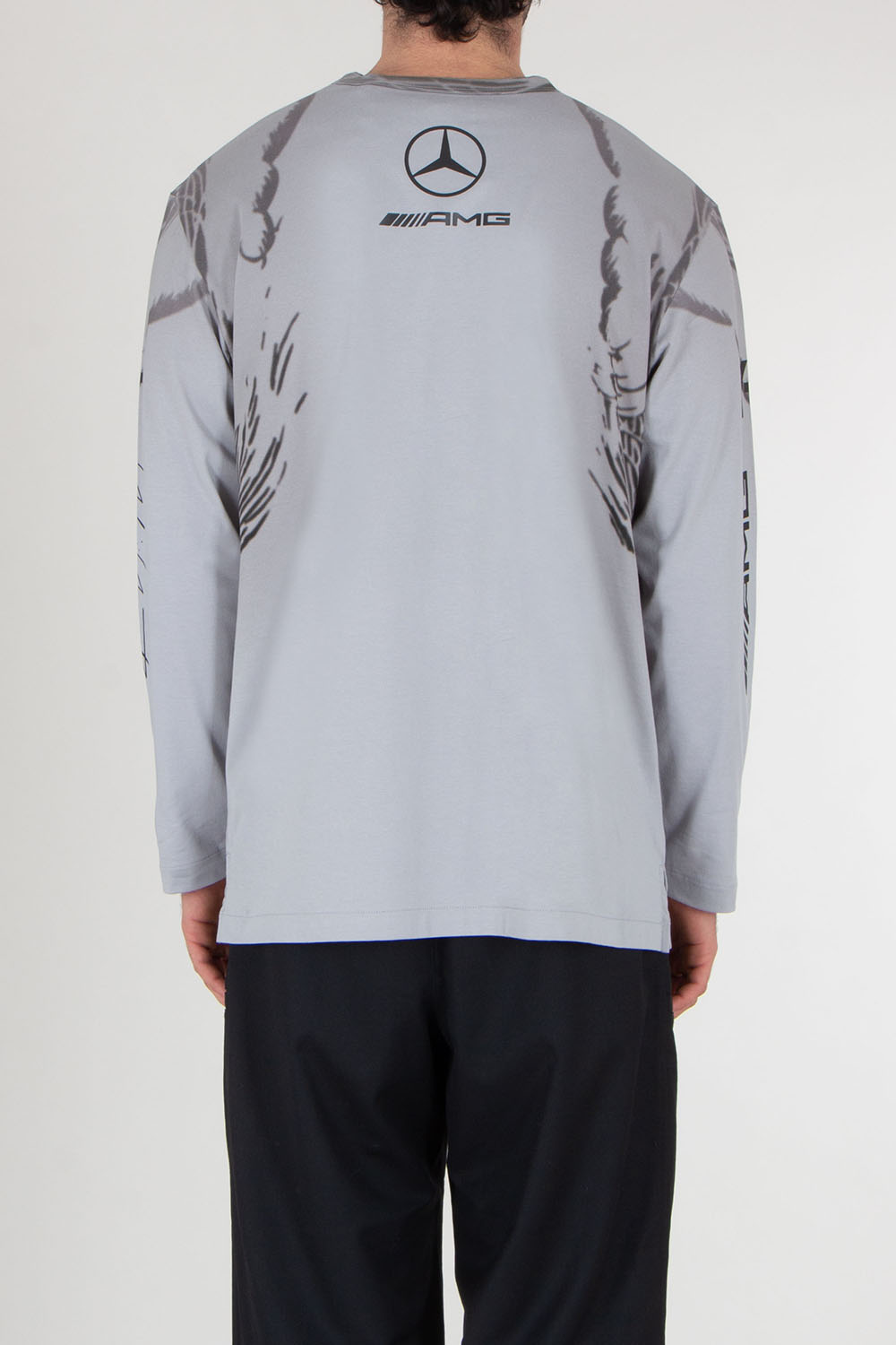 Y-3 x MERCEDES AMG PETRONAS Regular Fit Cotton Longsleeve