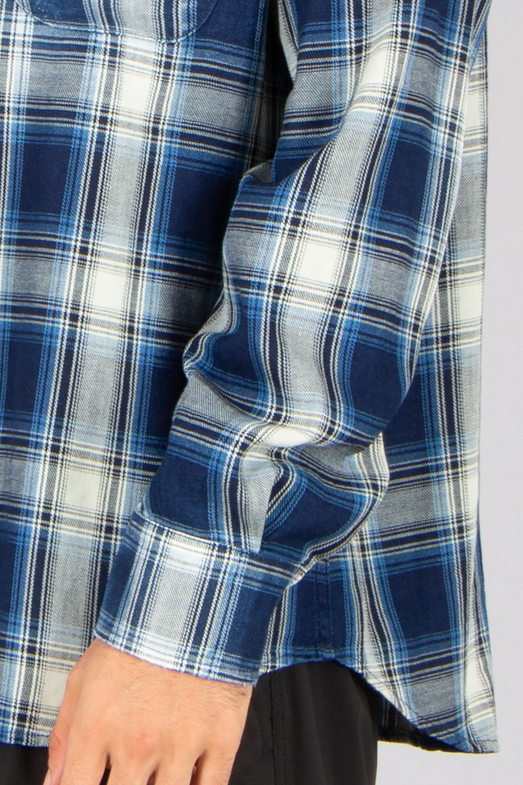 DSQUARED2 Regular Fit Checked Cotton Flannel Canadian Vintage Shirt Bekleidung, Hemd, Langarm, Ärmel, Hosen