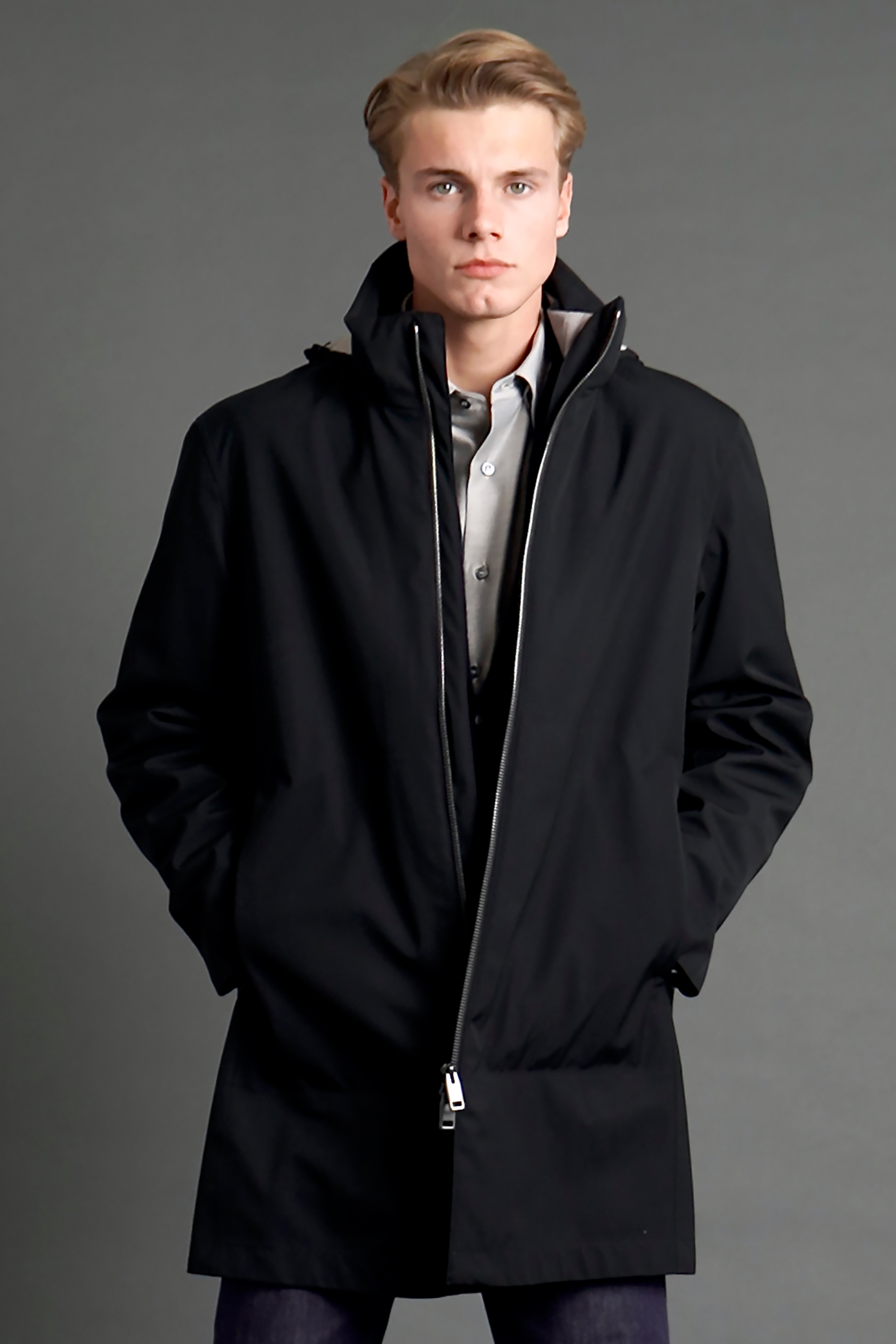 BRIONI 2-in-1 Virgin Wool & Nylon Coat BRIONI 2-in-1 Virgin Wool & Nylon Coat