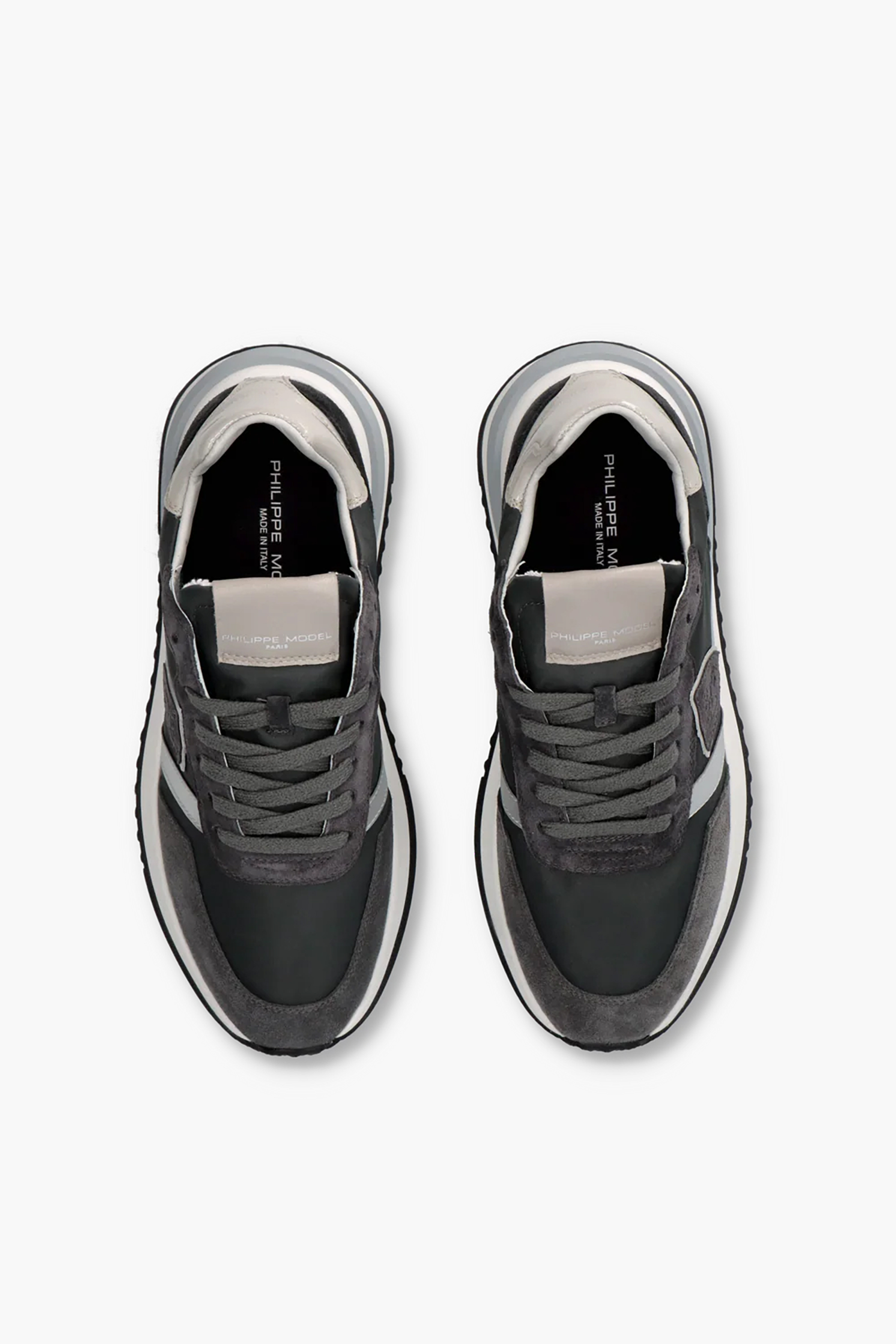 PHILIPPE MODEL Technical Fabric & Suede Sneakers Tropez 2.1 Low Bekleidung, Schuhwerk, Schuh, Sneaker