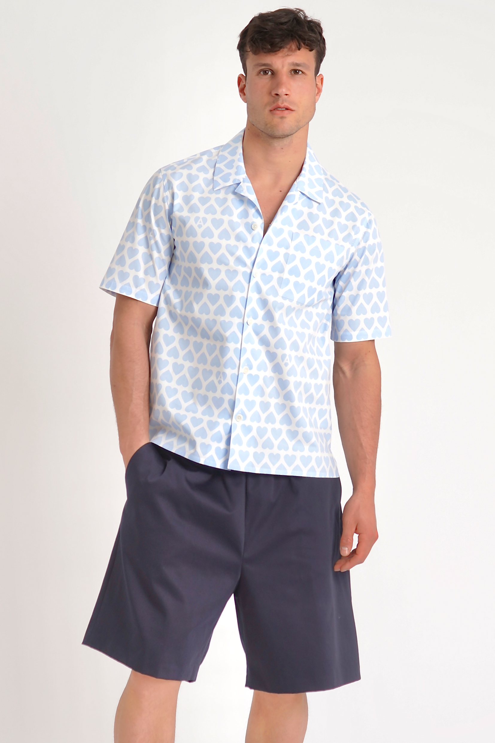 AMI PARIS Relaxed Fit Cotton Shorts AMI PARIS Relaxed Fit Cotton Shorts