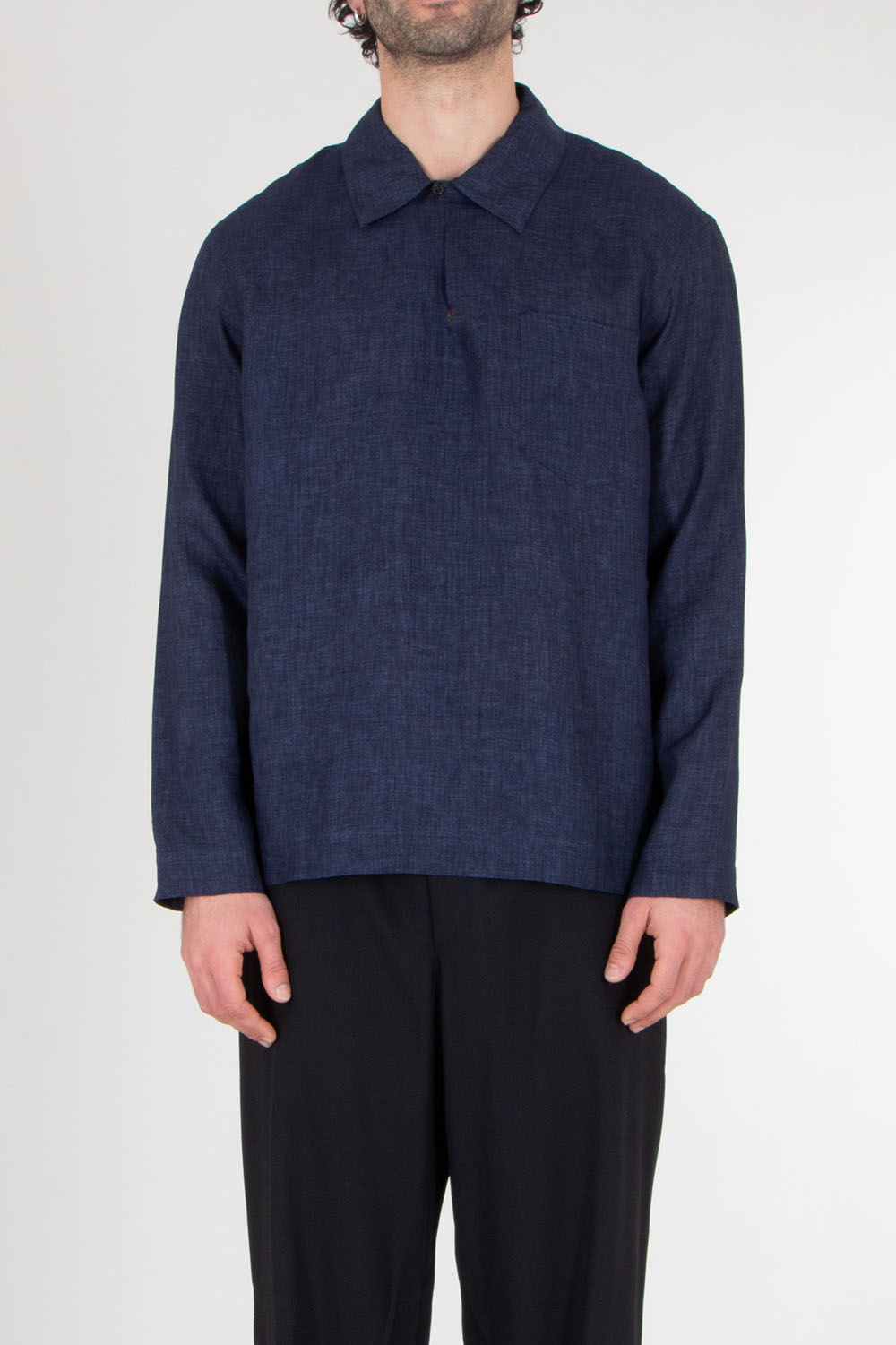 PAUL SMITH Oversized Linen Shirt Reines