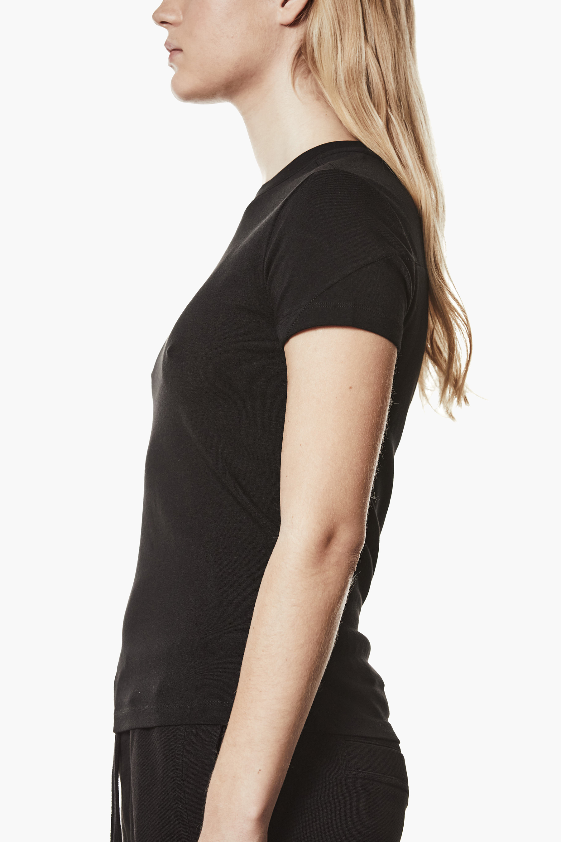 THOM KROM Slim Fit Cotton-Modal Stretch Jersey T-Shirt T-shirt, Ärmel, Erwachsener, Person, Frau