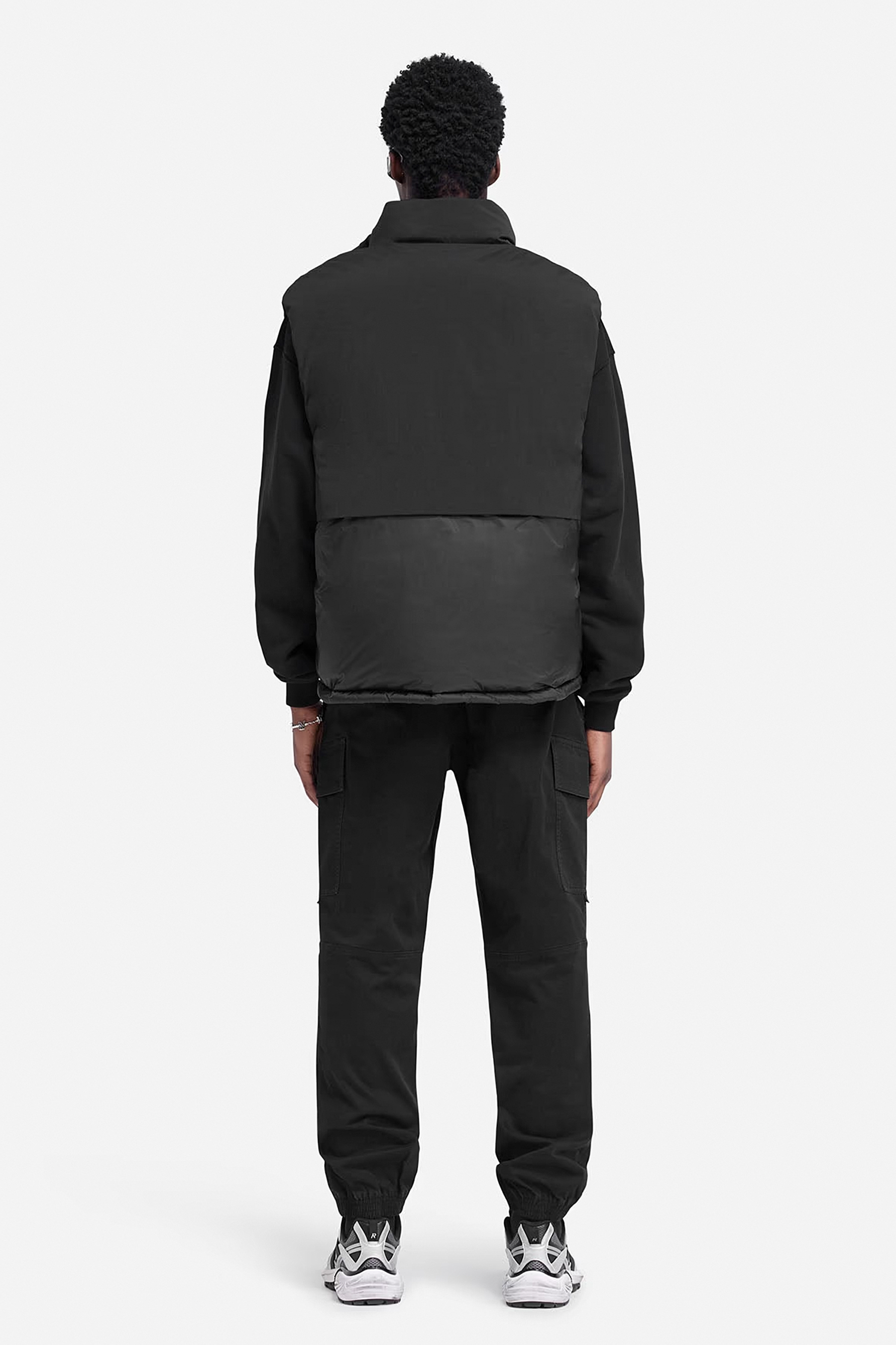 REPRESENT Nylon Stretch Layered Puffer Vest REPRESENT Nylon Stretch Layered Puffer Vest