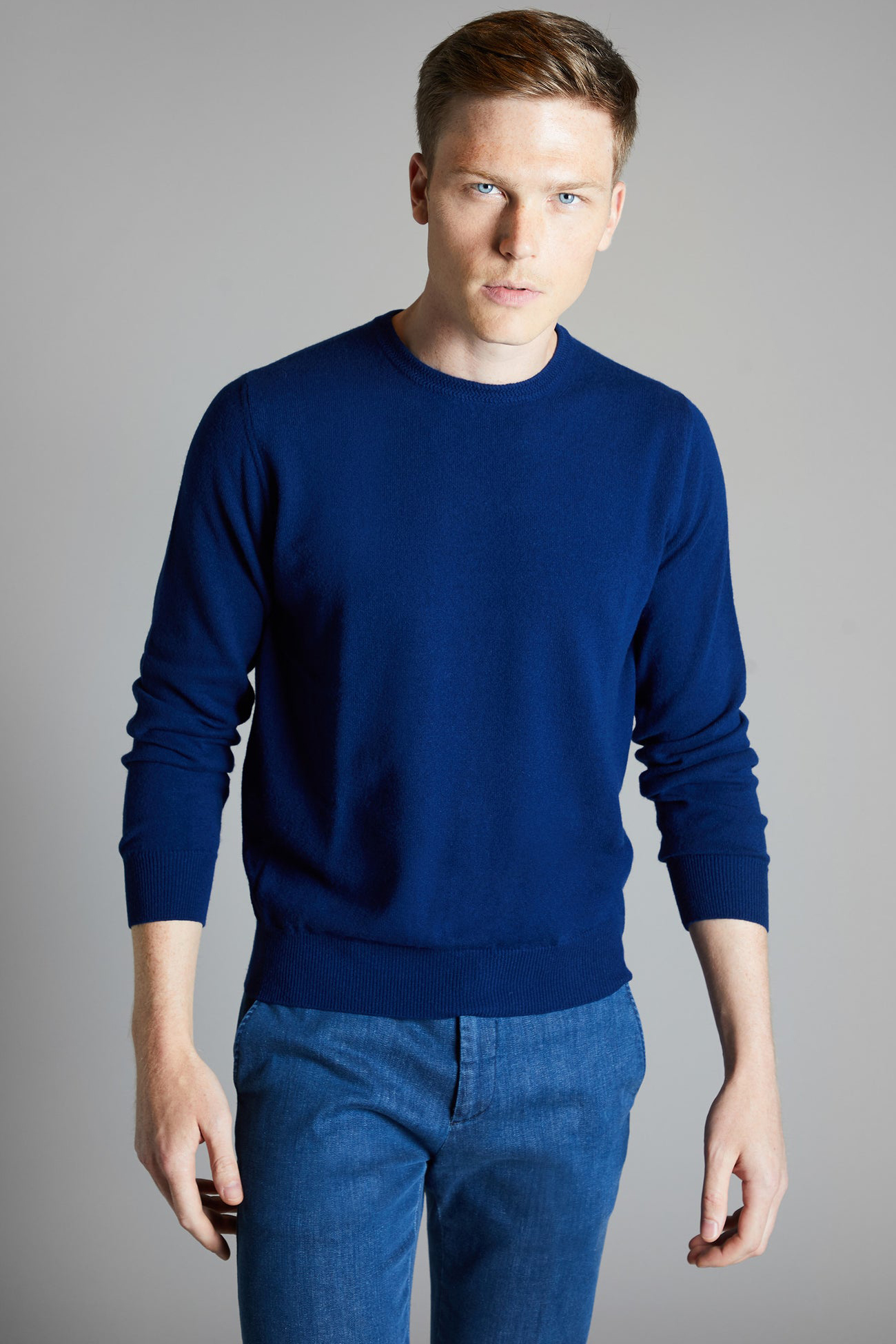 COLOMBO Kid Cashmere Round Neck Sweater 