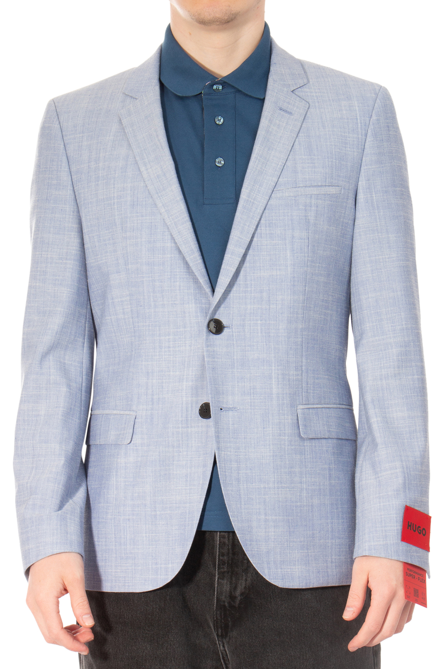HUGO Extra Slim Fit Virgin Wool Stretch Jacket Arti