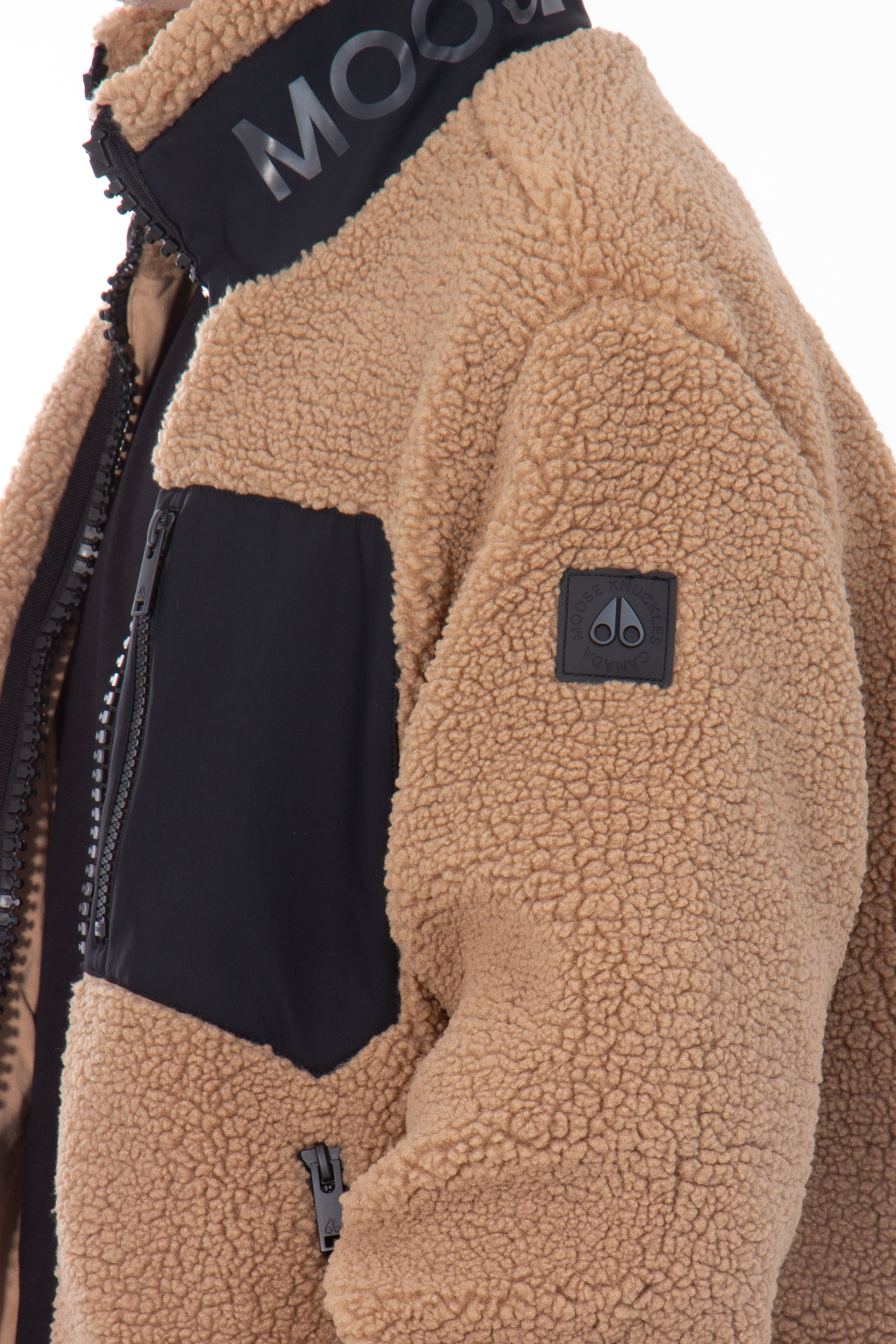 MOOSE KNUCKLES Fleece Zip Up Sweatjacket Saglek MOOSE KNUCKLES Fleece Zip Up Sweatjacket Saglek